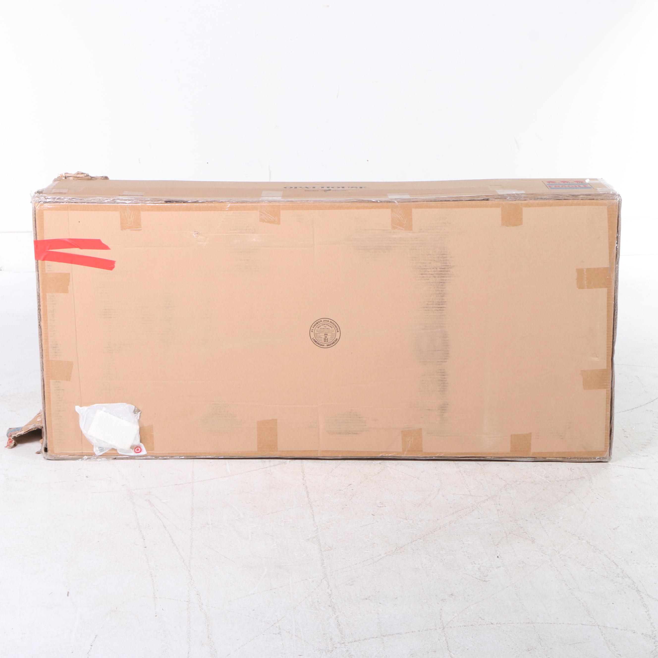 Opalhouse with Jungalow Palermo Desk with Daisy Webbing in Brown