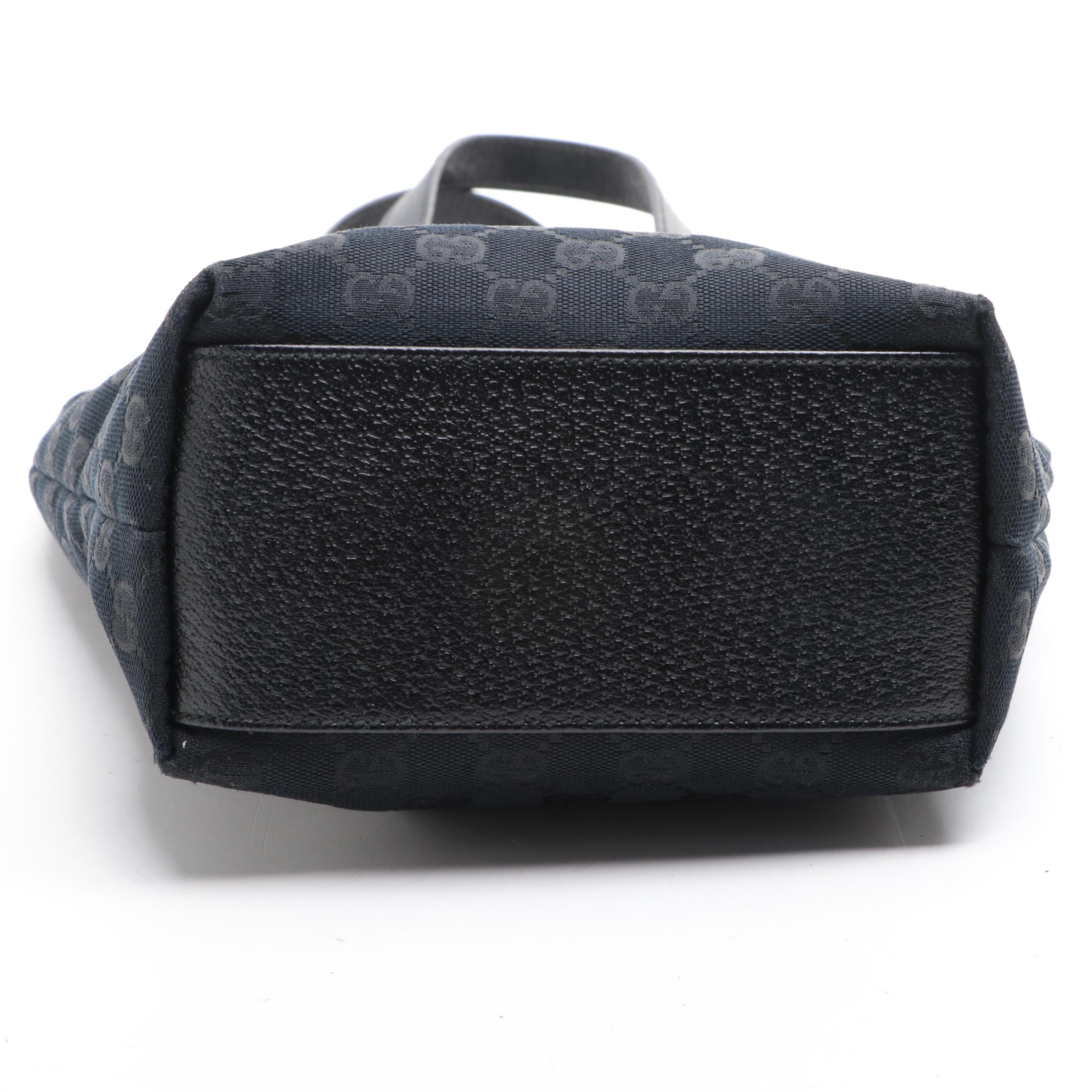 Gucci GG Canvas and Leather Shoulder Bag