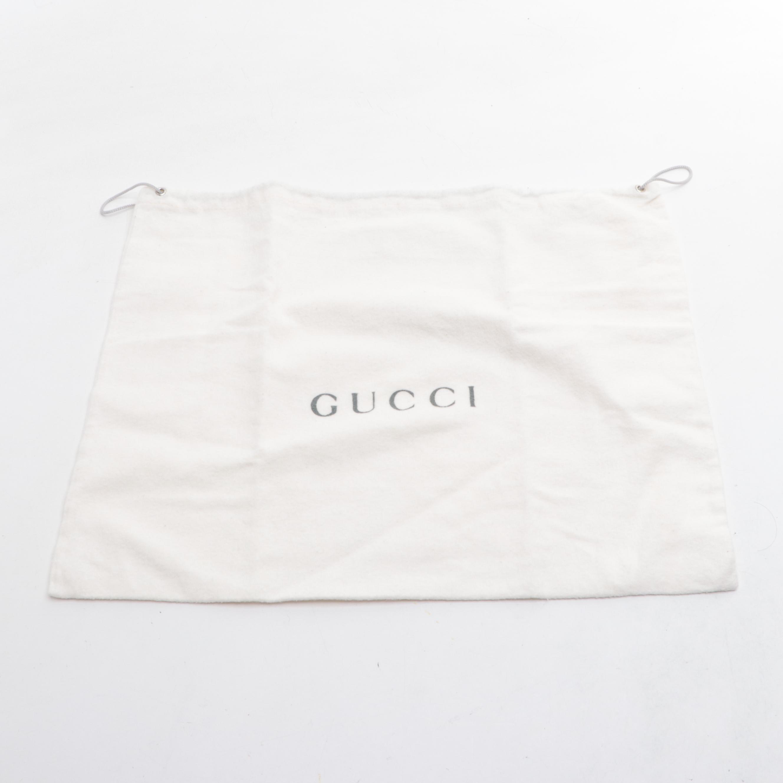 Gucci GG Canvas and Leather Shoulder Bag