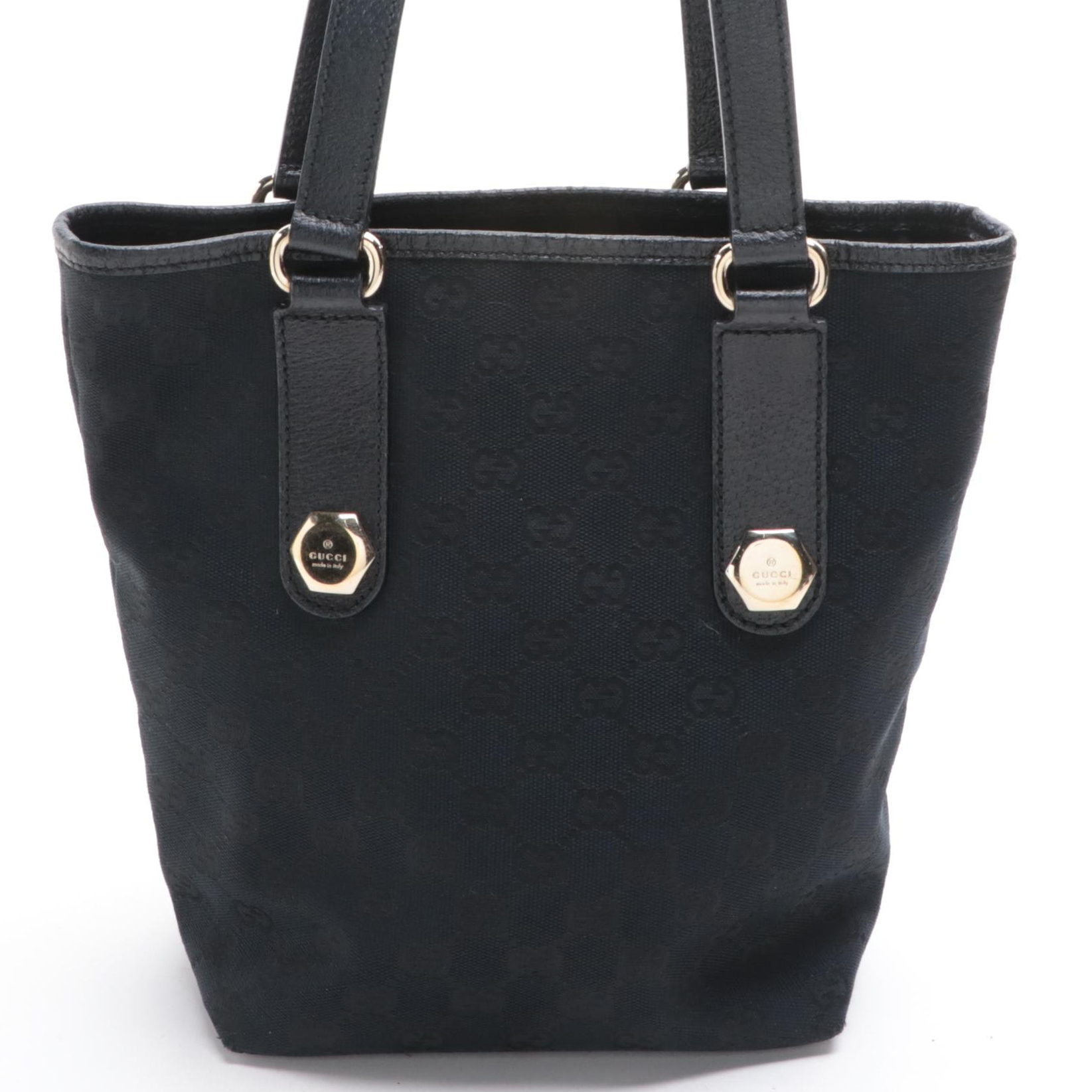 Gucci GG Canvas and Leather Shoulder Bag