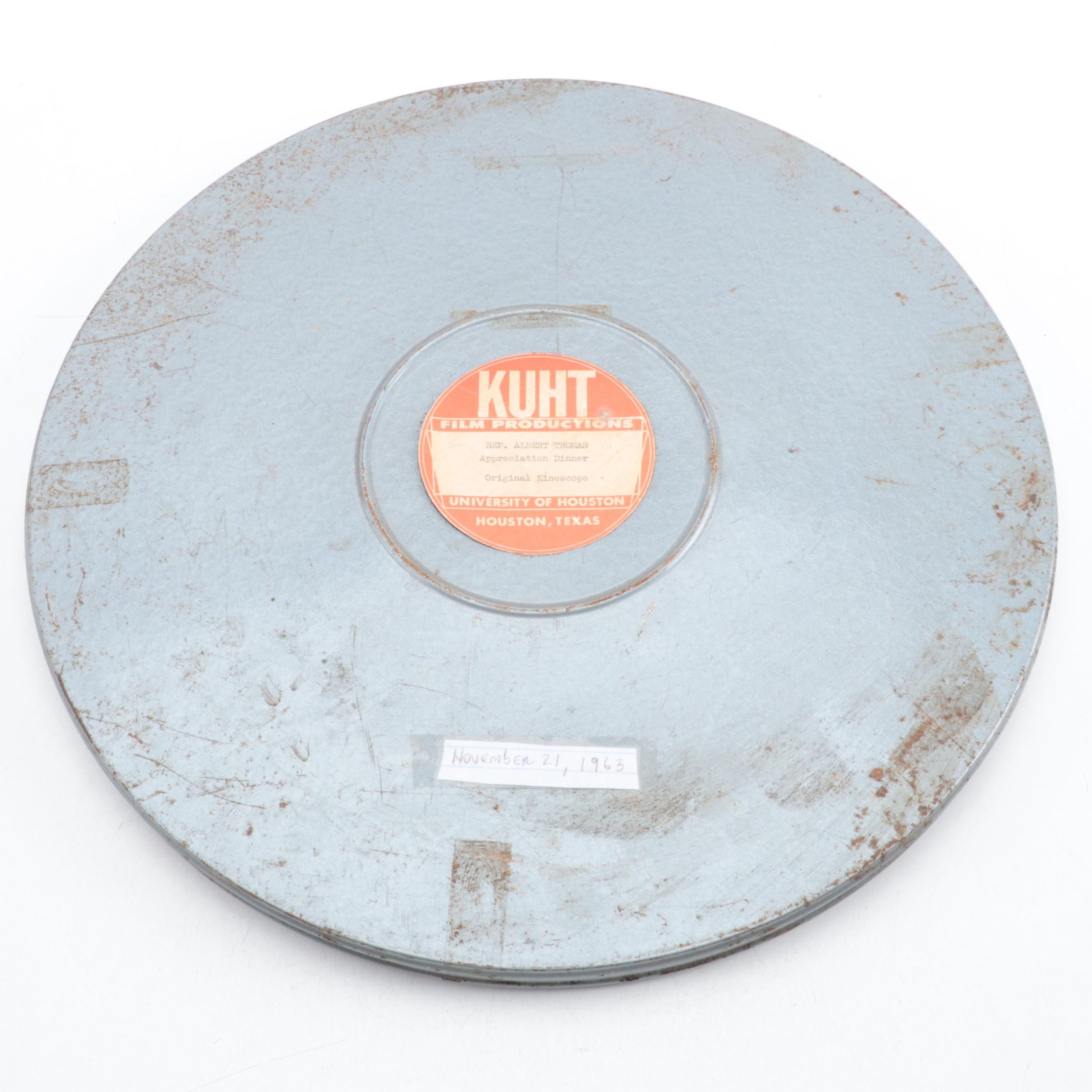 "Rep. Albert Thomas Appreciation Dinner" Political Film Reel, 1963