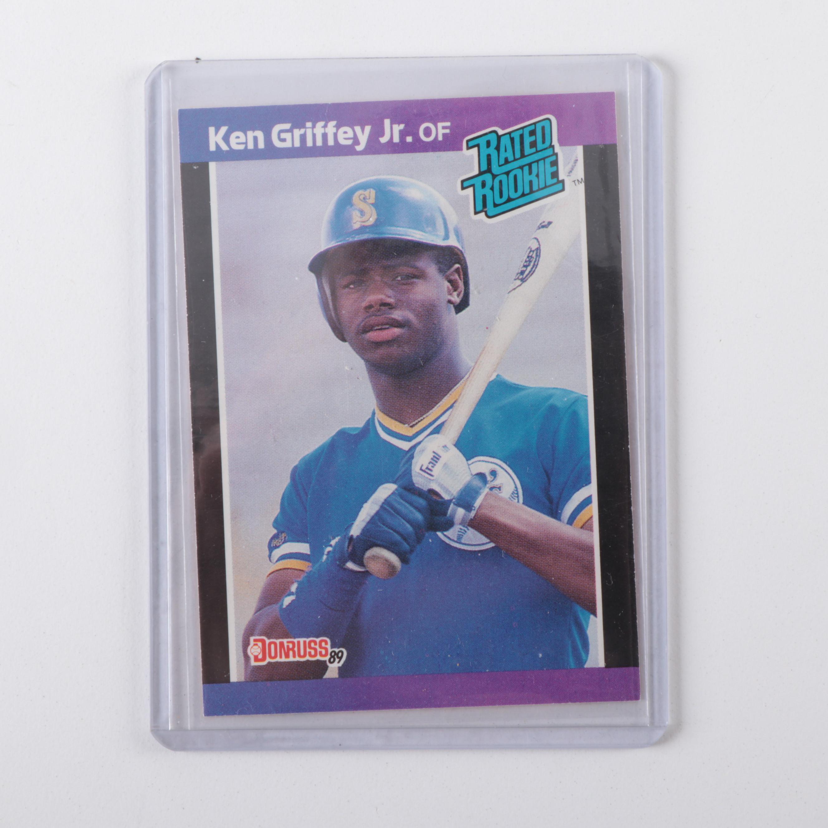 Donruss and More Ken Griffey Jr. Baseball Cards with Rated Rookie, 1980s–1990s