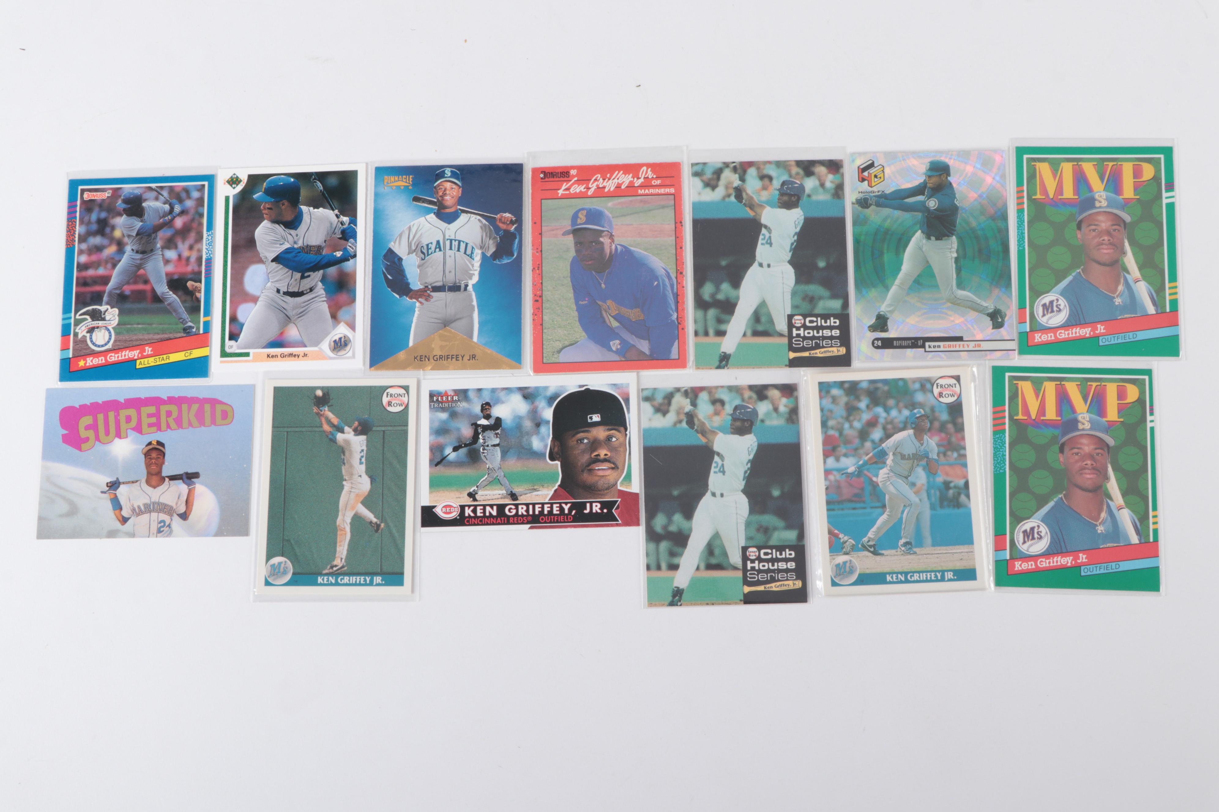Donruss and More Ken Griffey Jr. Baseball Cards with Rated Rookie, 1980s–1990s