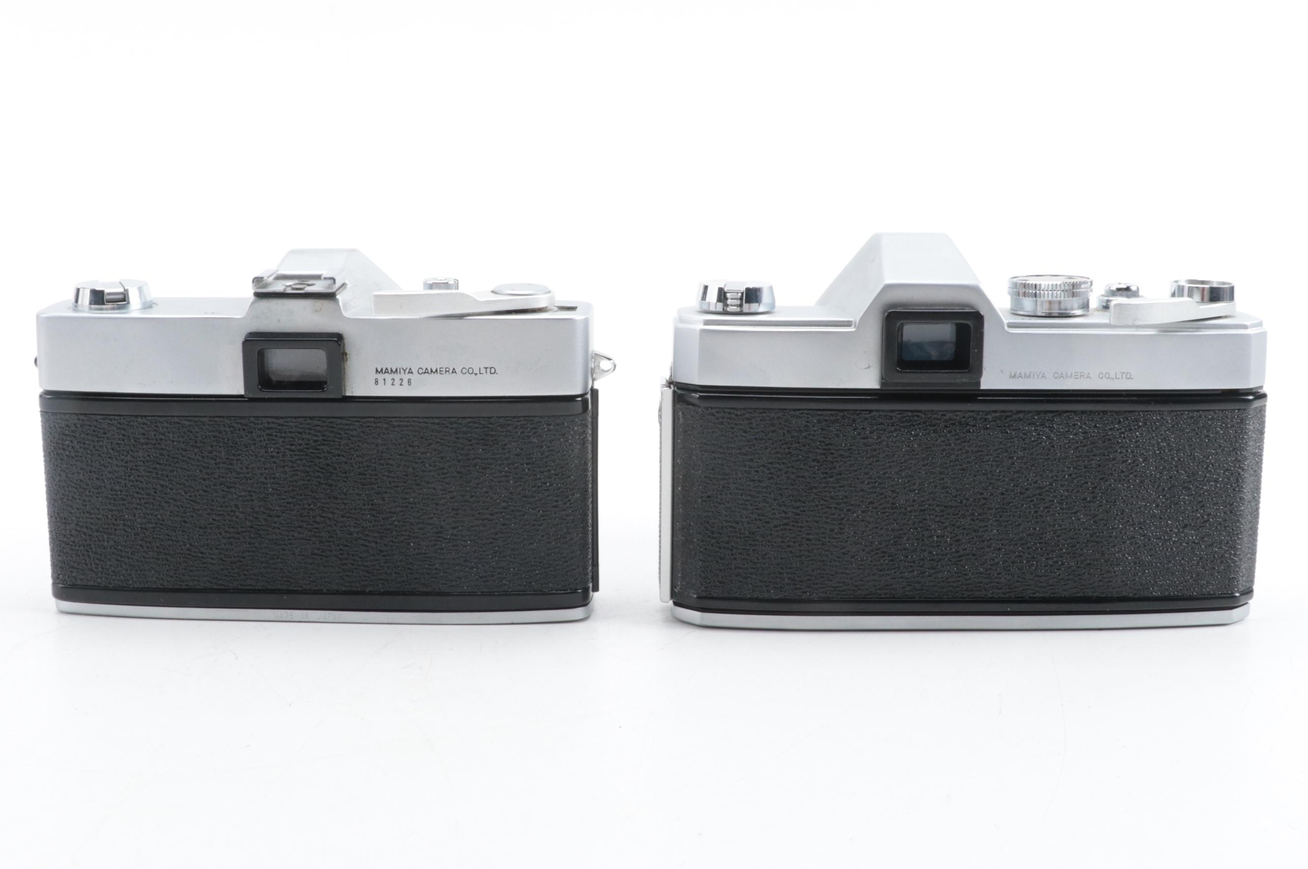 Mamiya/Sekor 500TL and 528TL SLR Cameras with Lenses, Mid-20th Century