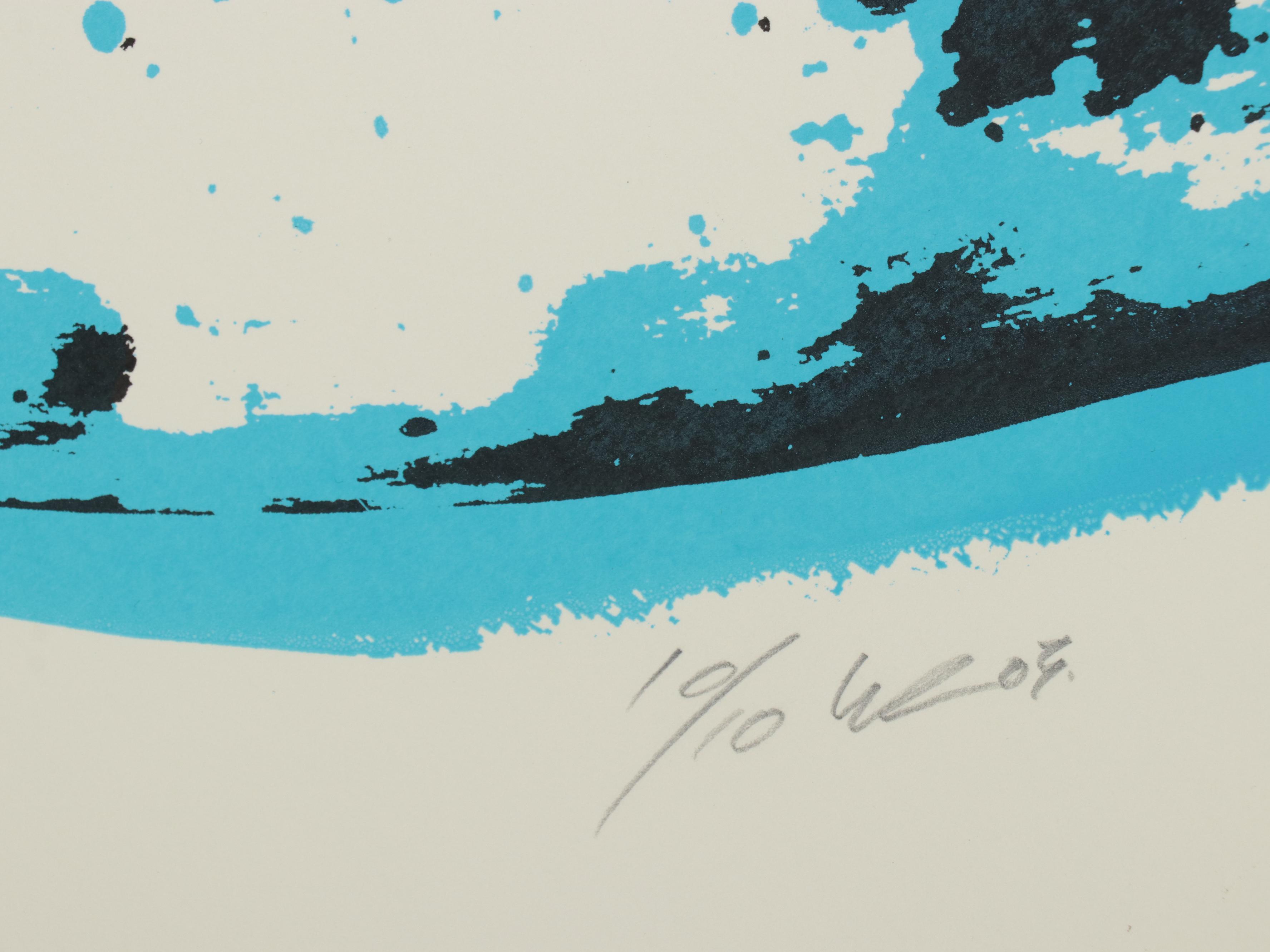 Pop Art Serigraph of Banana in the Style of Andy Warhol