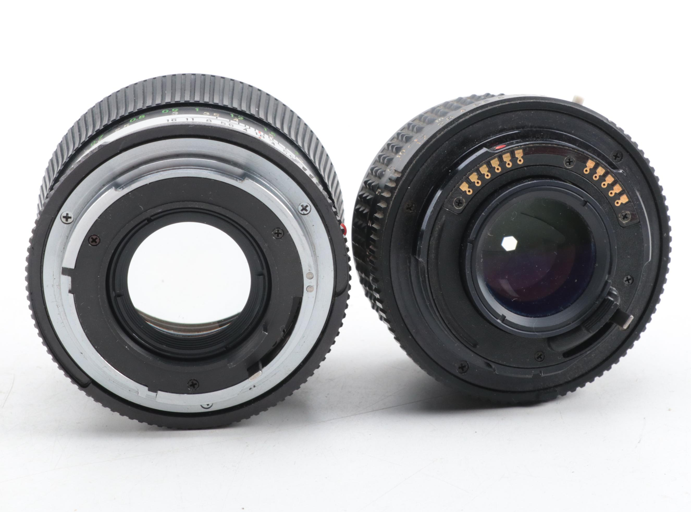 Mamiya/Sekor 500TL and 528TL SLR Cameras with Lenses, Mid-20th Century