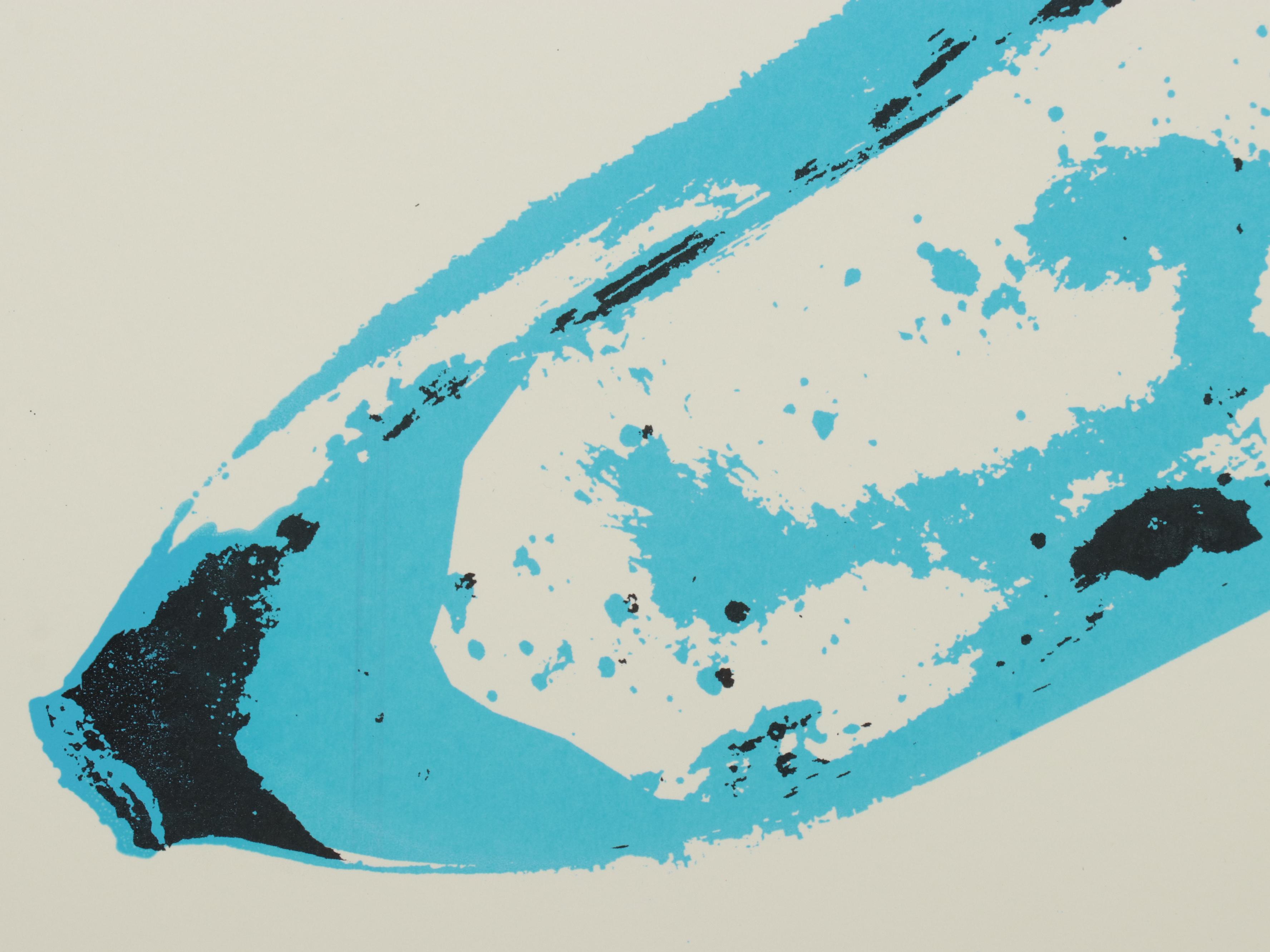 Pop Art Serigraph of Banana in the Style of Andy Warhol