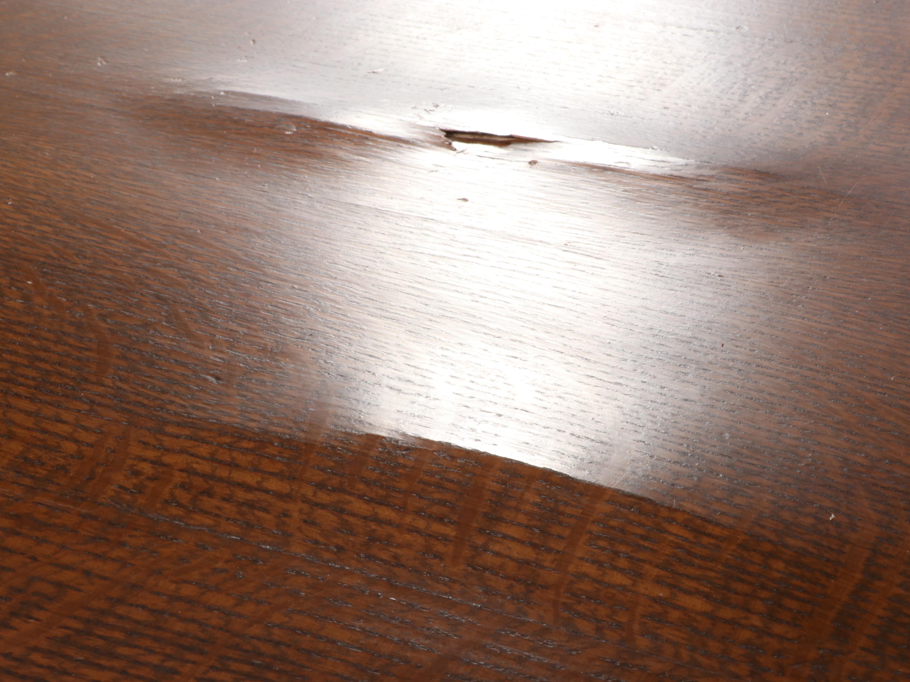 American Empire Revival Quartersawn Oak Mirror-Back Buffet, circa 1900