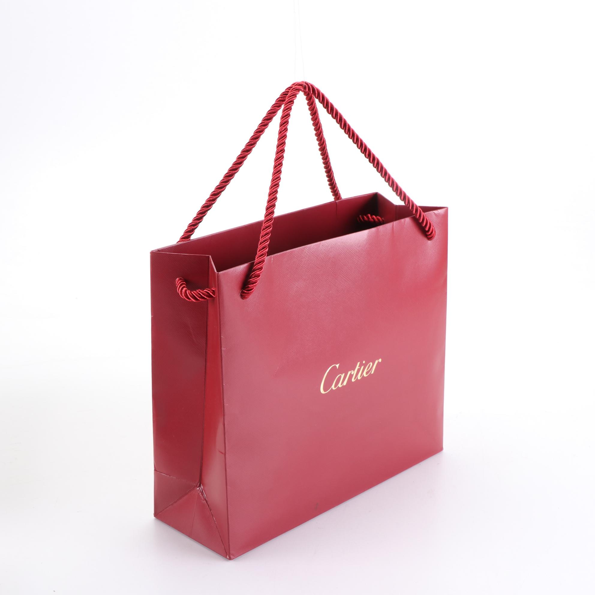 Cartier Watch/Jewelry Cases, Gift Boxes, and Shopping Bag