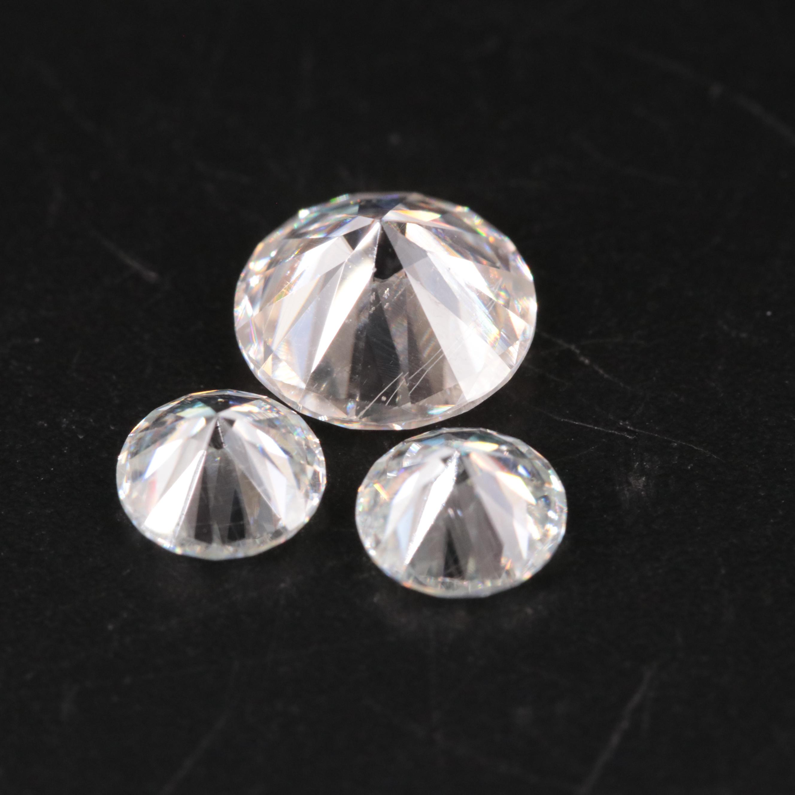 Loose 2.97 CTW Moissanite