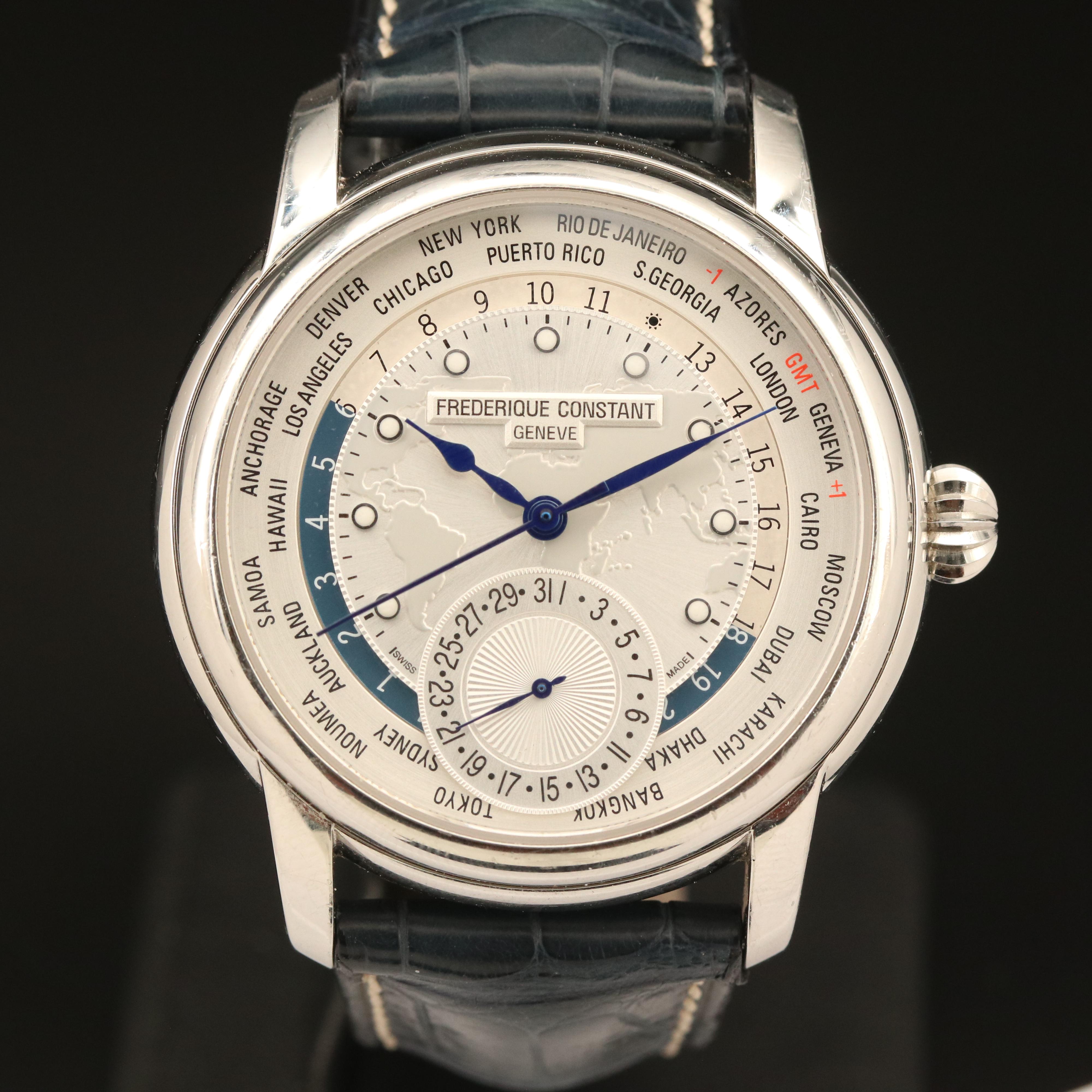 Frederique Constant Classic World Timer Manufacture Watch