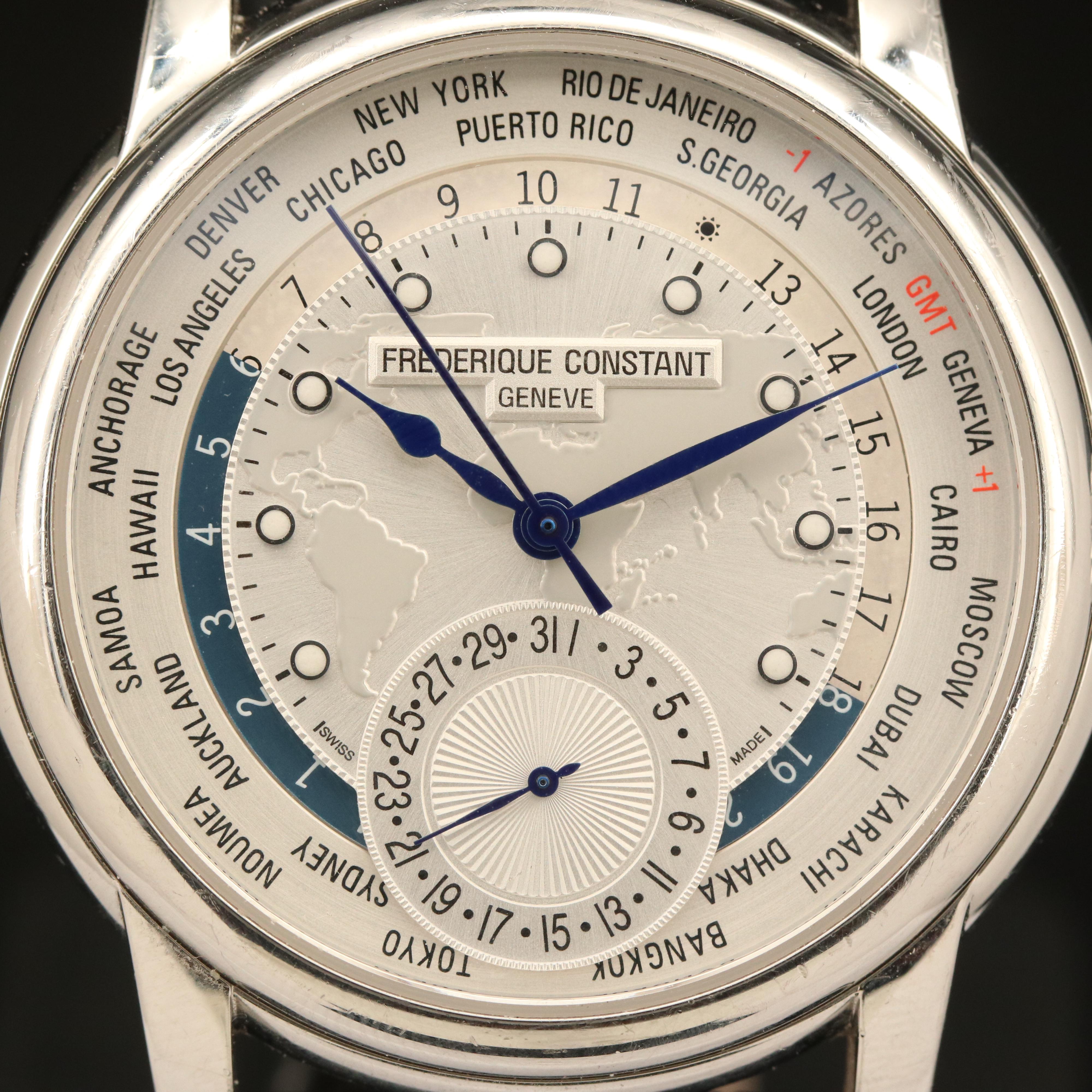 Frederique Constant Classic World Timer Manufacture Watch
