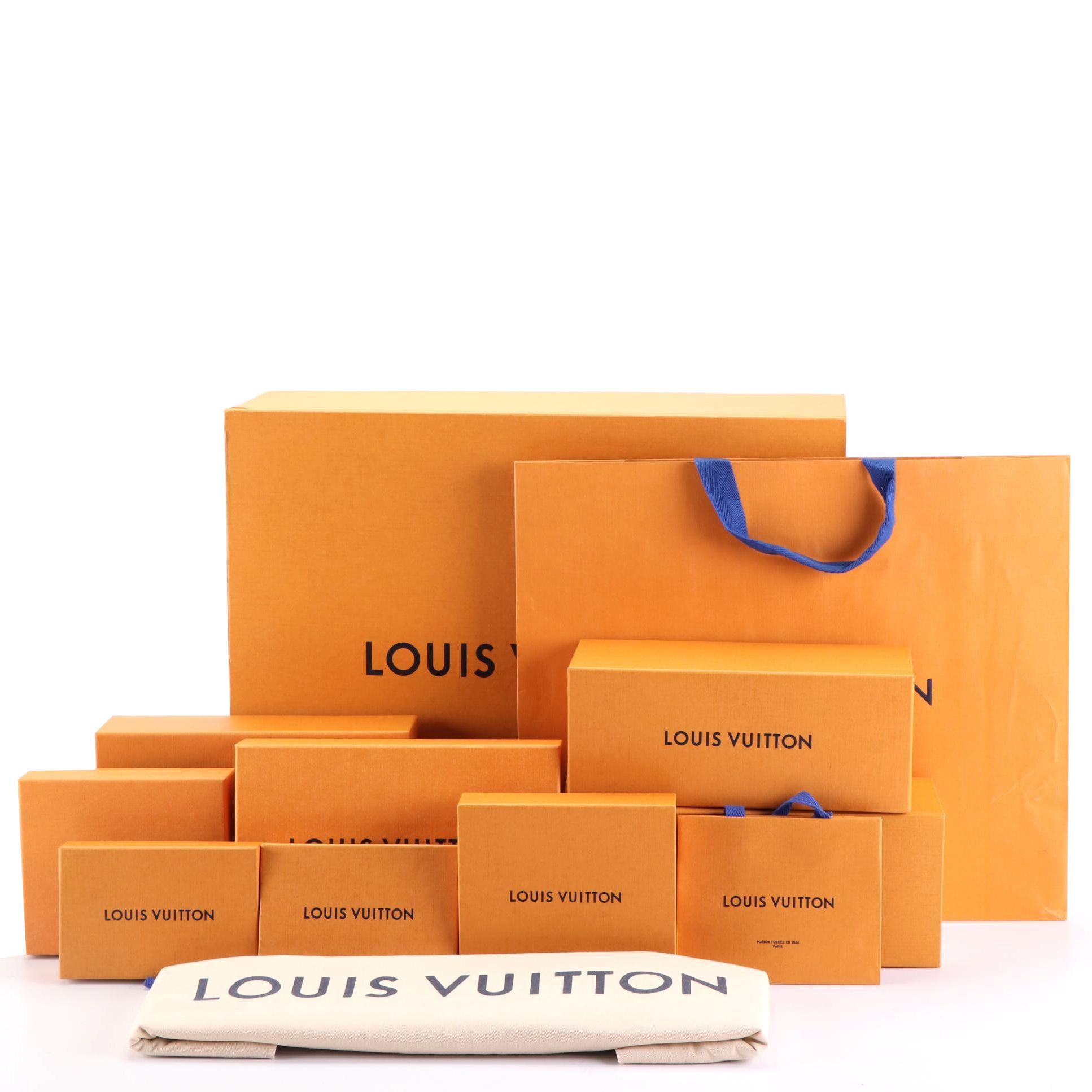 Louis Vuitton Retail Boxes and Packaging with Dust Bag