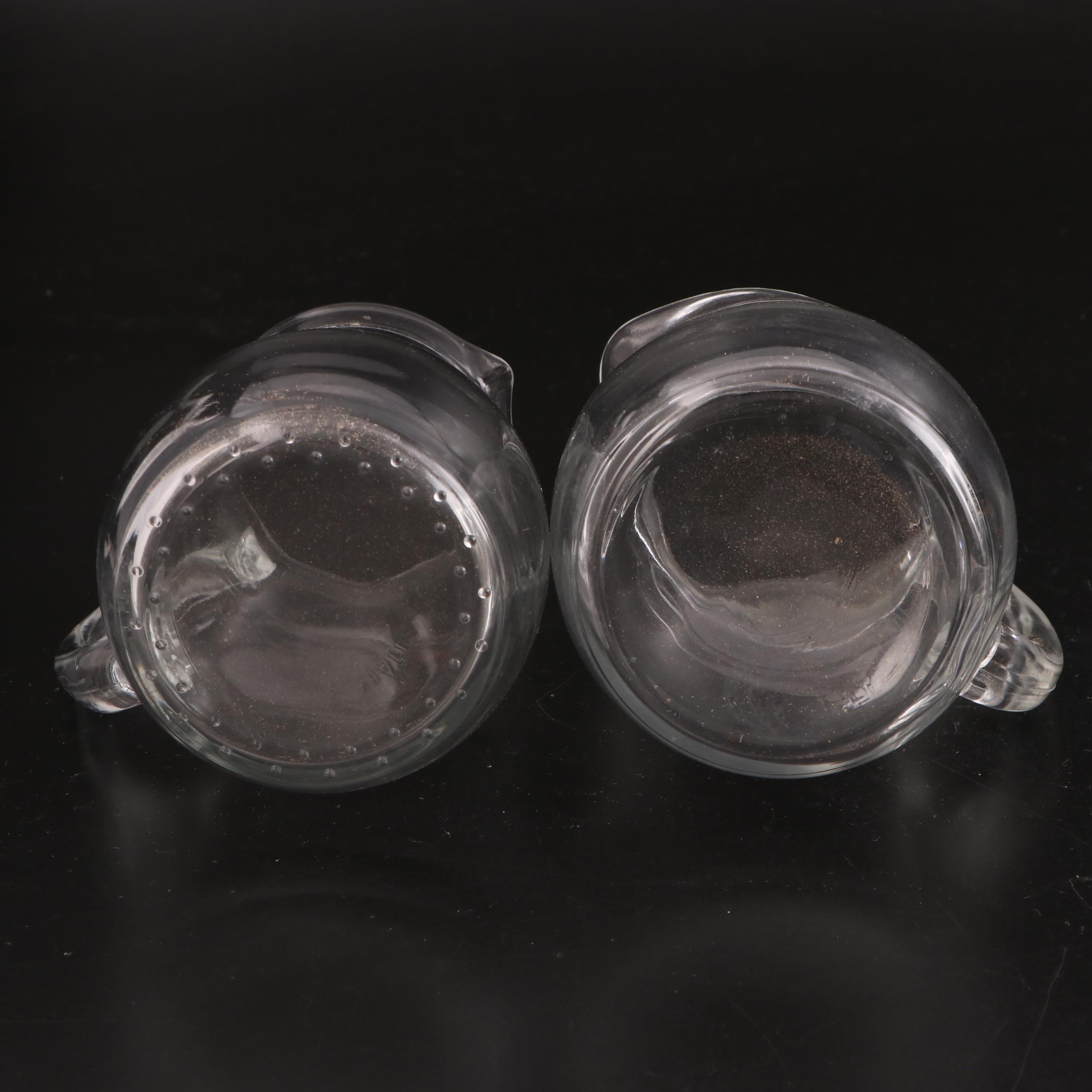 Milk Glass Salt and Pepper Shakers with Other Containers and Tableware