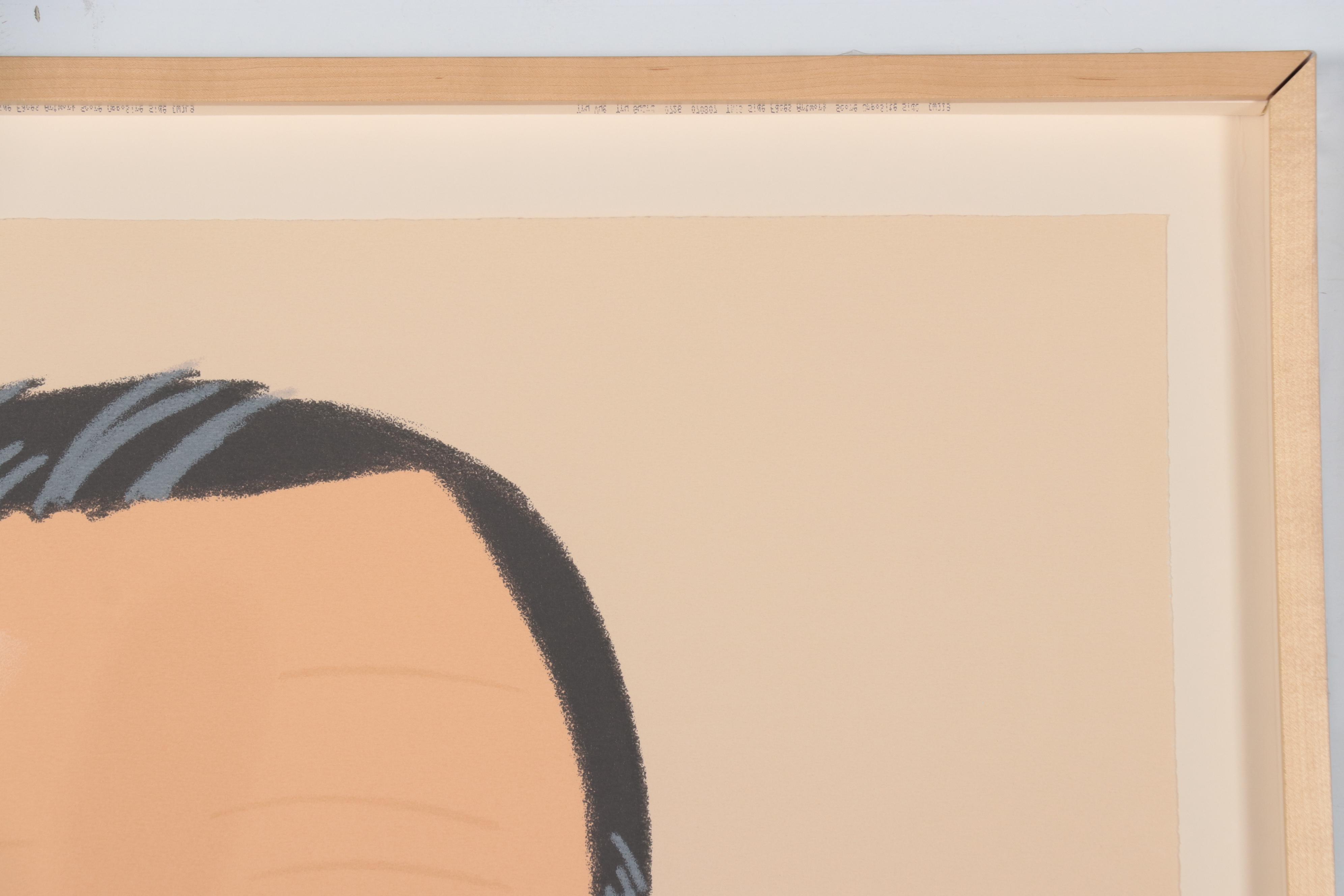 Alex Katz Serigraph "Alex in Sweatshirt," 1990