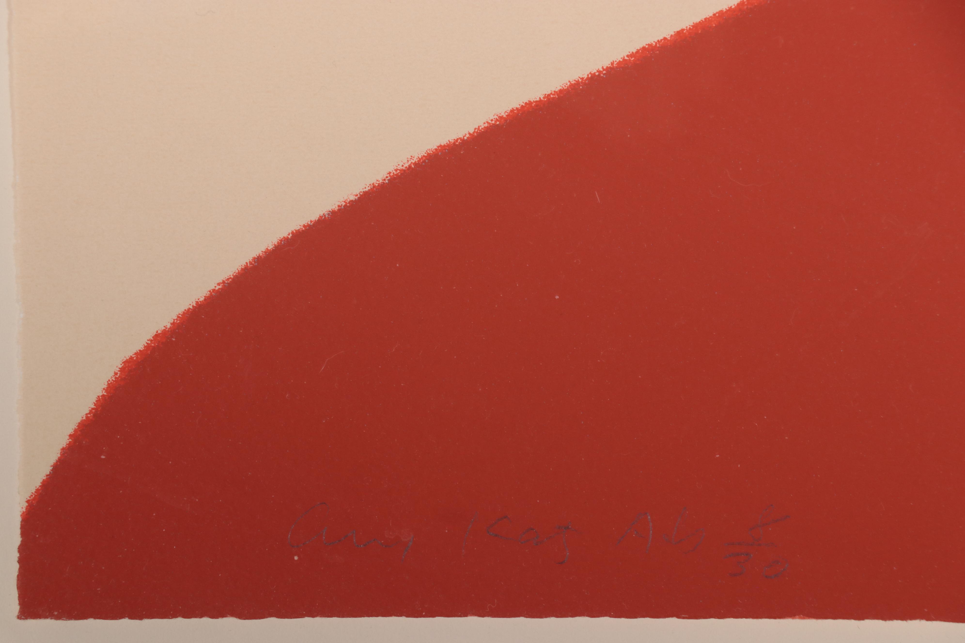 Alex Katz Serigraph "Alex in Sweatshirt," 1990