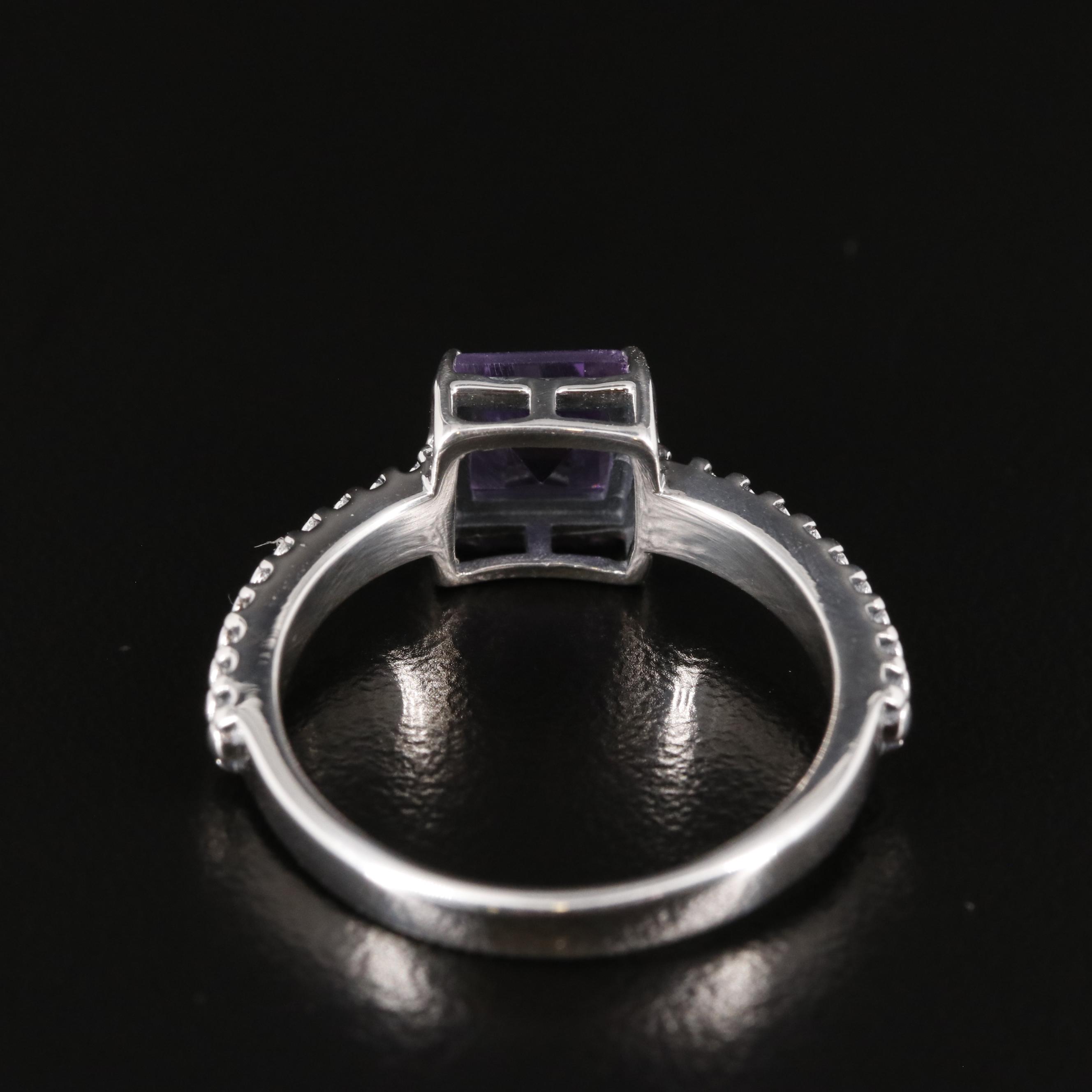 Sterling and Amethyst Ring