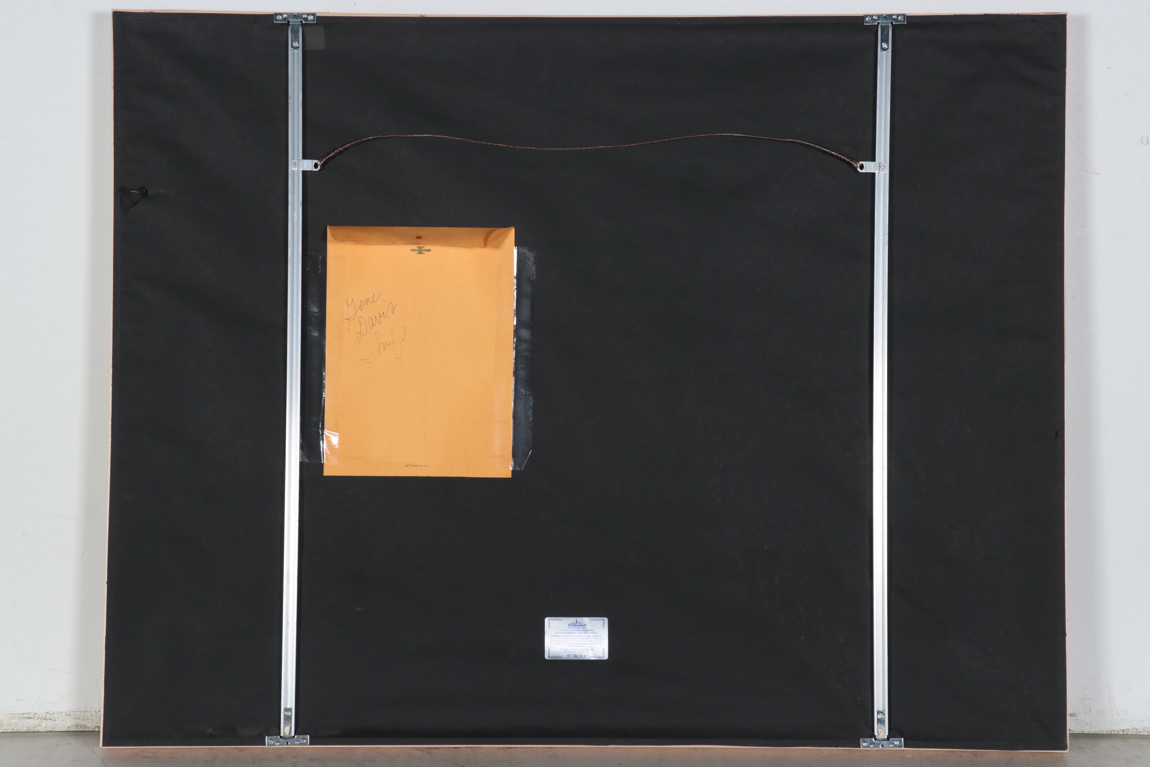 Gene B. Davis Color Lithograph "Narcissus," 1973