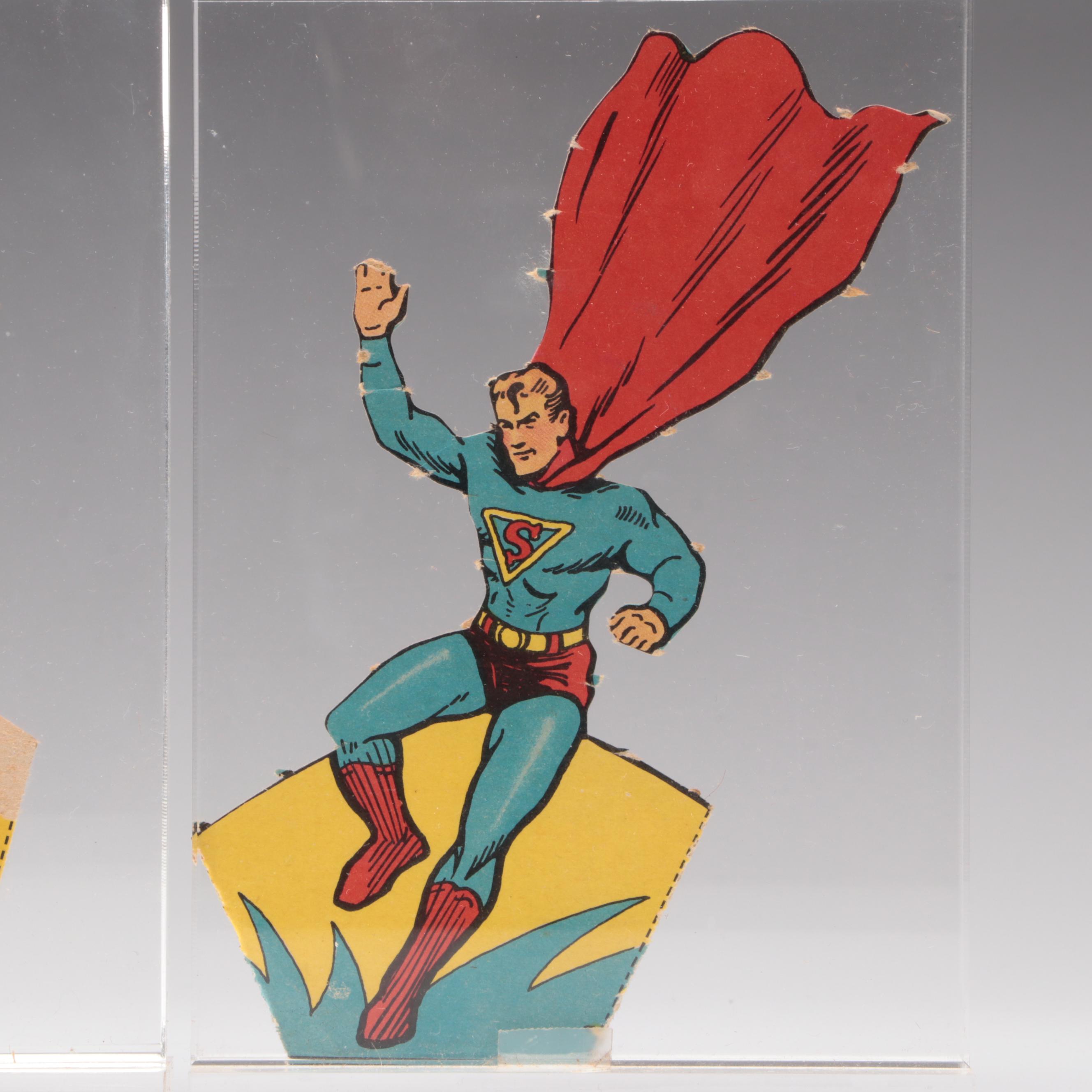 Saalfield Golden Age DC Comics Superman Perforated Version Cutouts, 1940