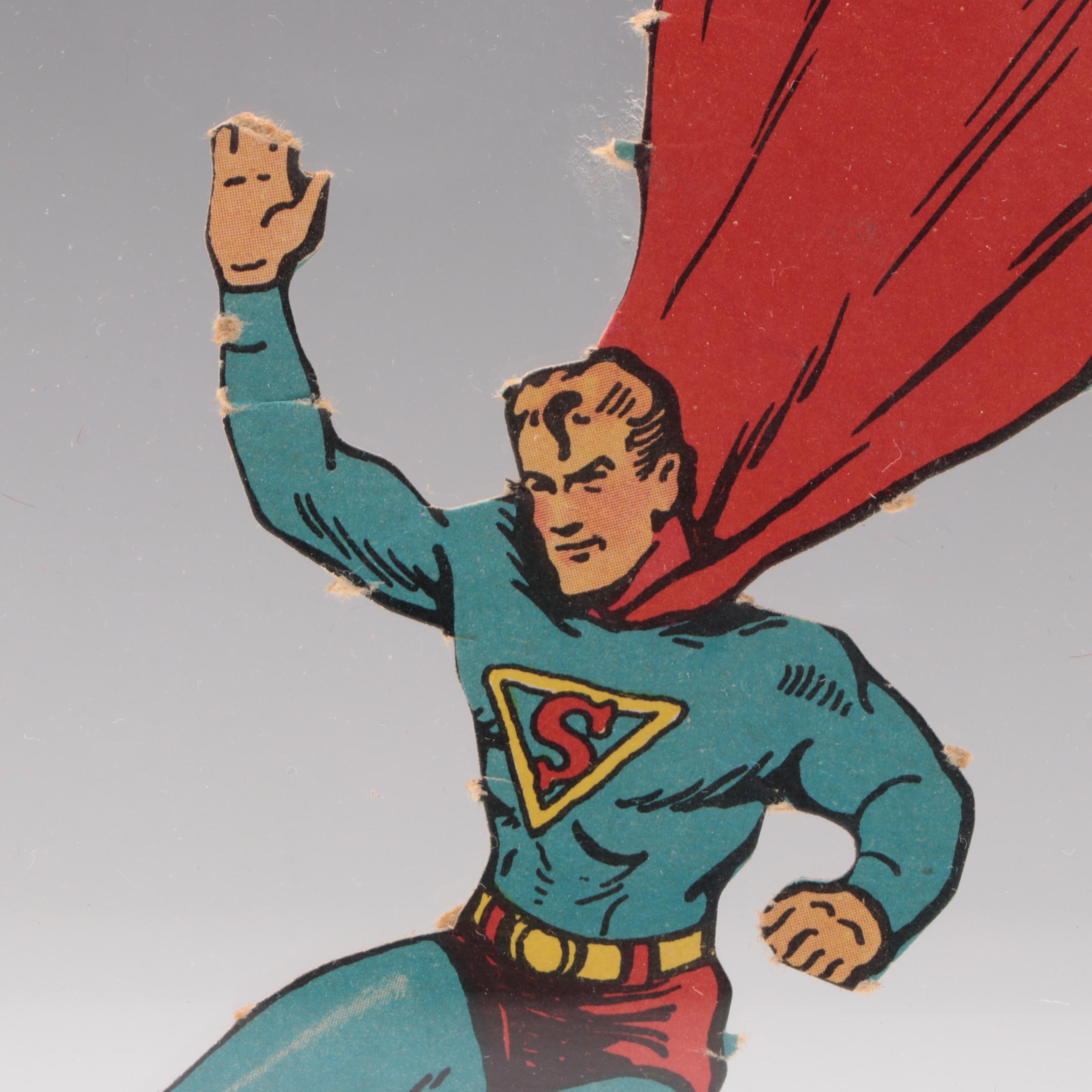 Saalfield Golden Age DC Comics Superman Perforated Version Cutouts, 1940