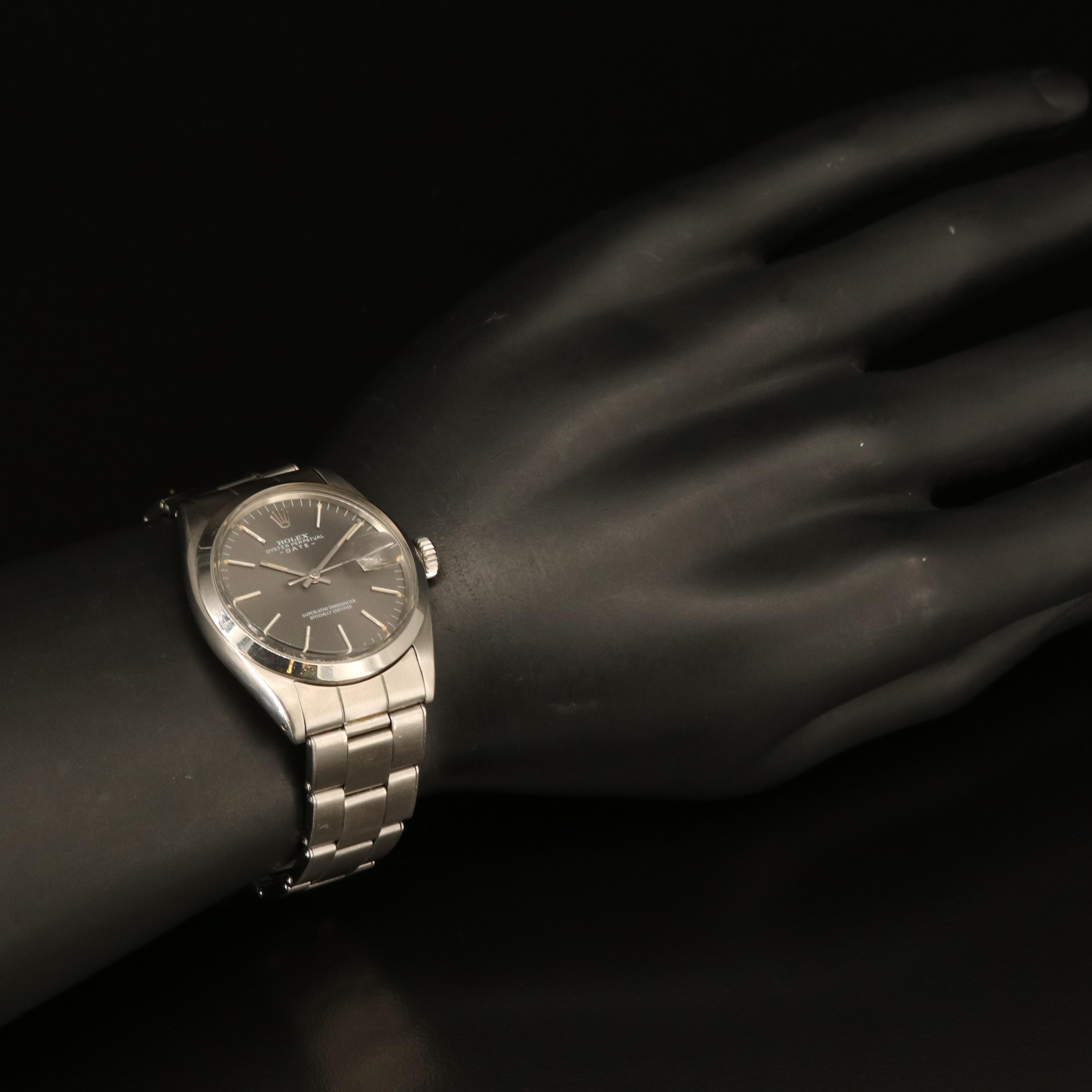 1969 Rolex Oyster Perpetual Date Stainless Steel Watch