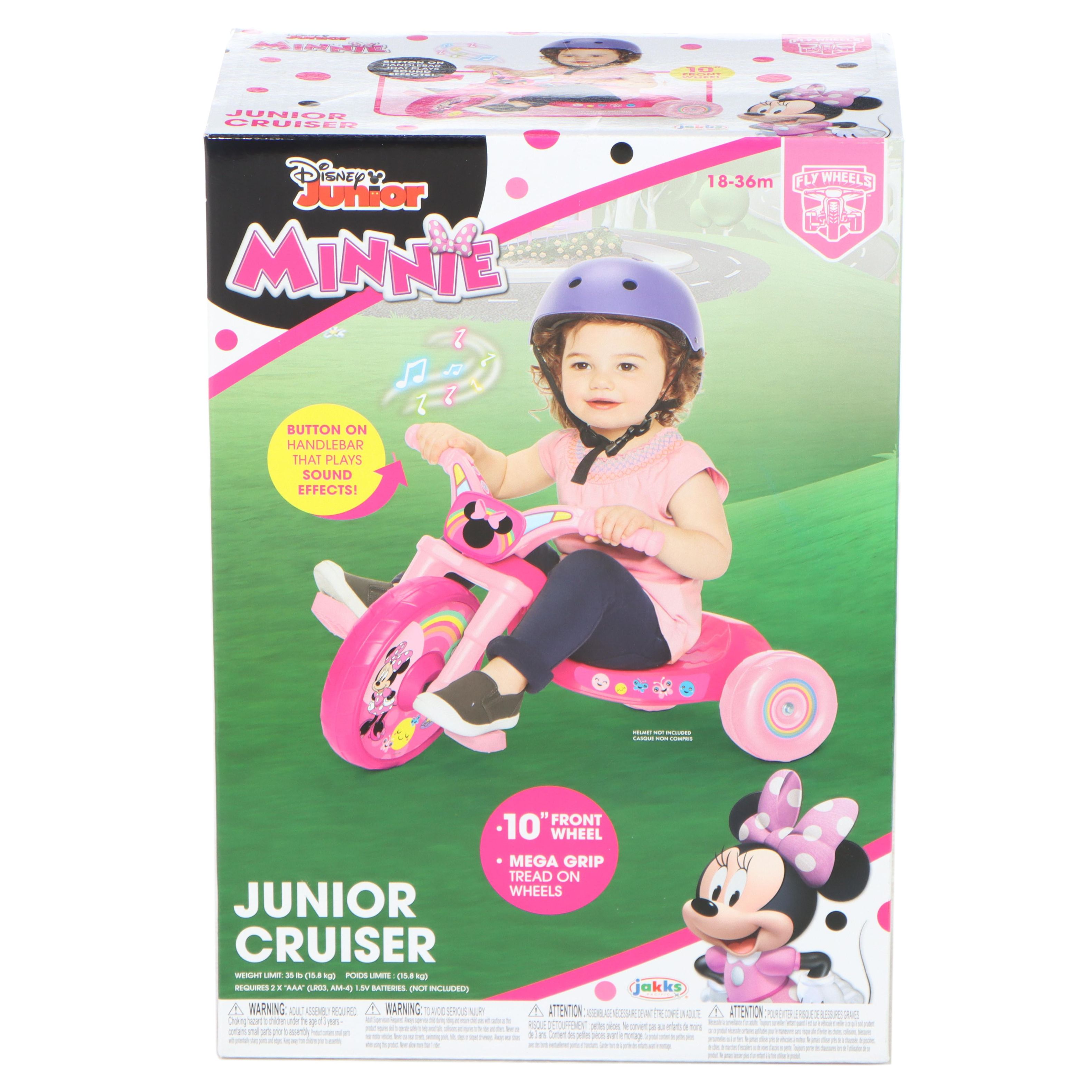 Disney Minnie Mouse Junior Cruiser 10" Fly Wheels Trike