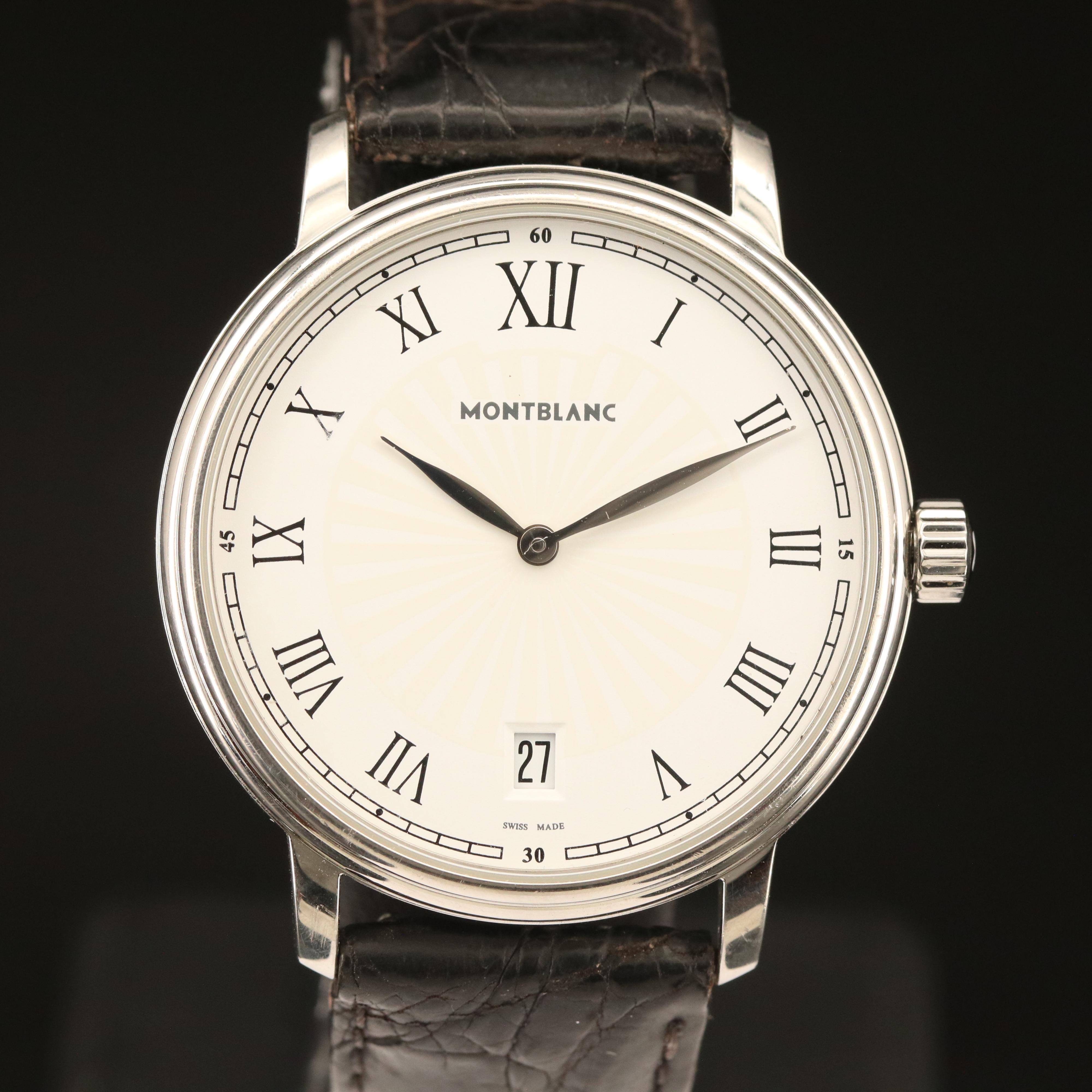 Montblanc Stainless Steel Date Quartz Watch