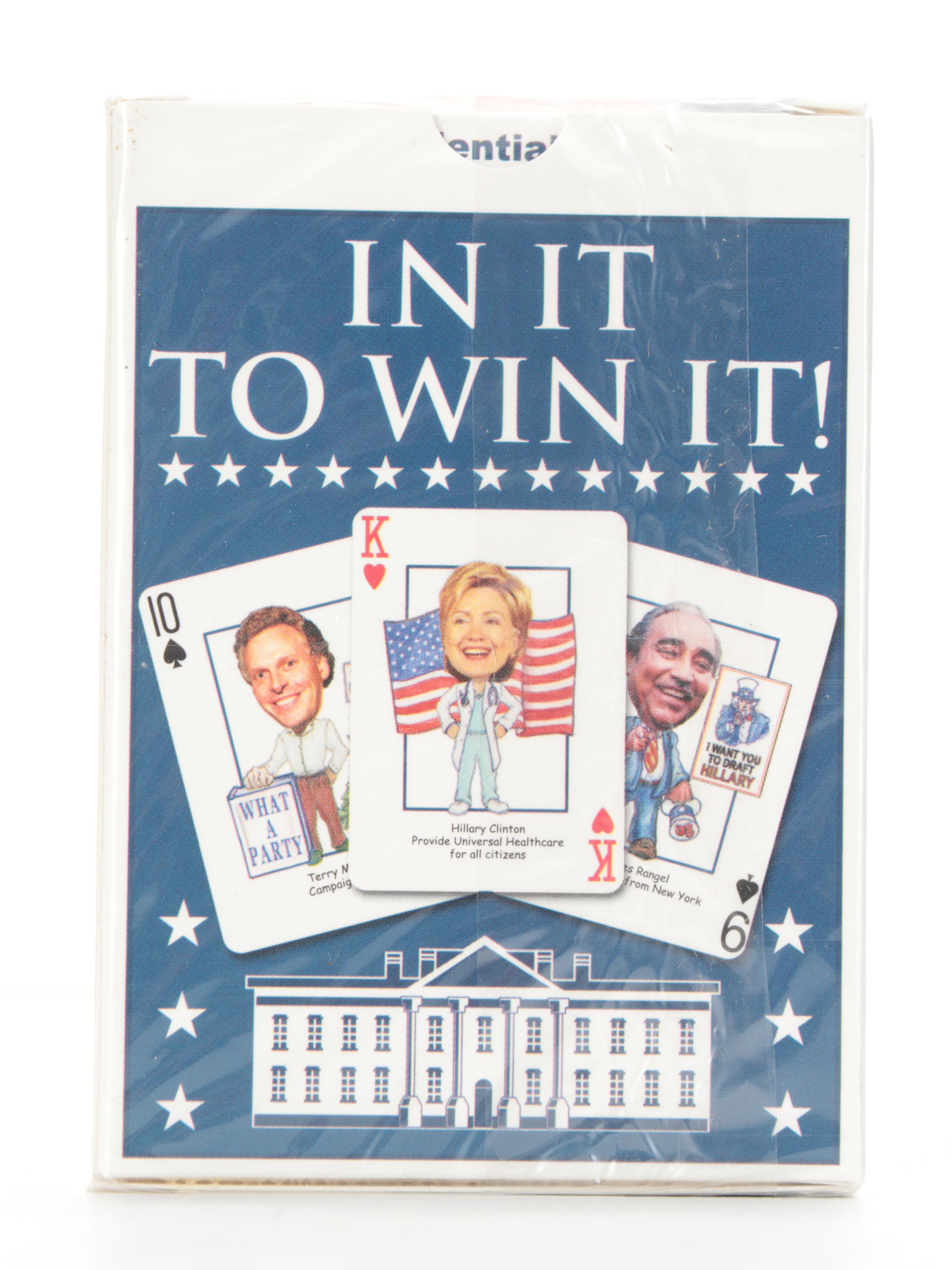 Presidential Decks Hillary Clinton Democratic Poker Playing Cards Sets