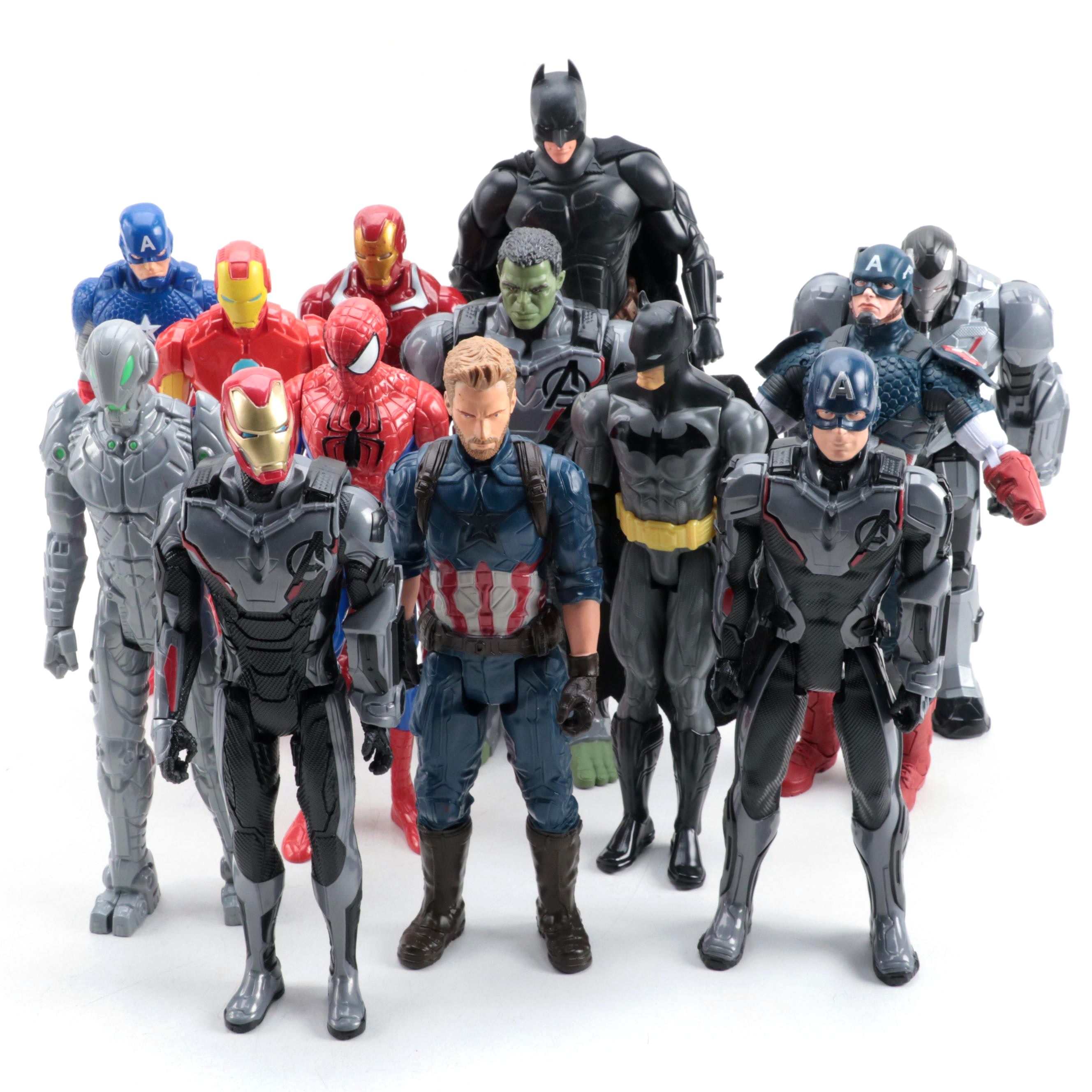 Mattel and Hasbro DC and Marvel Super Hero Action Figures