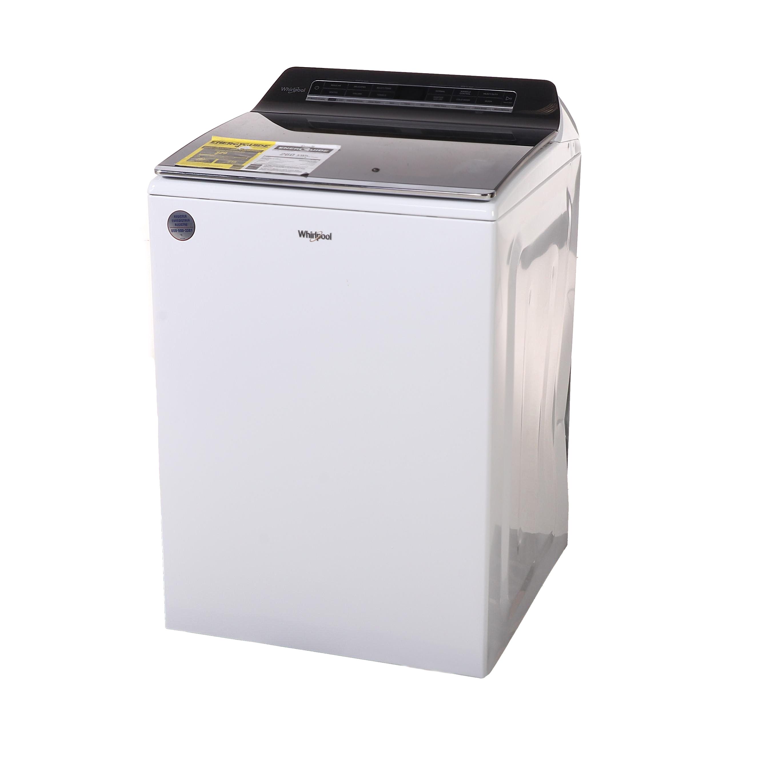 Whirlpool 5.3 Cu. Ft. White Top Load Washing Machine