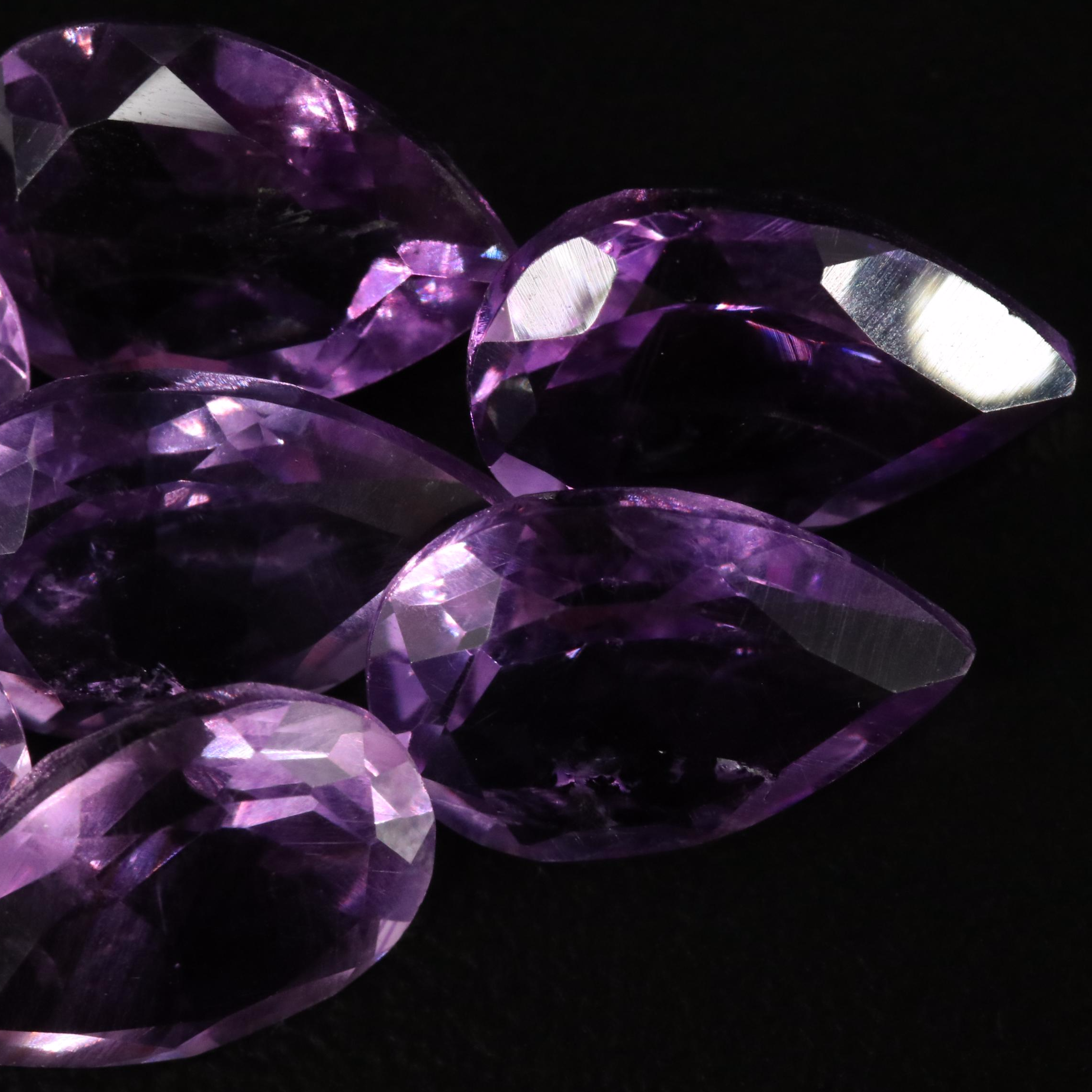 Loose 18.43 CTW Amethyst Lot