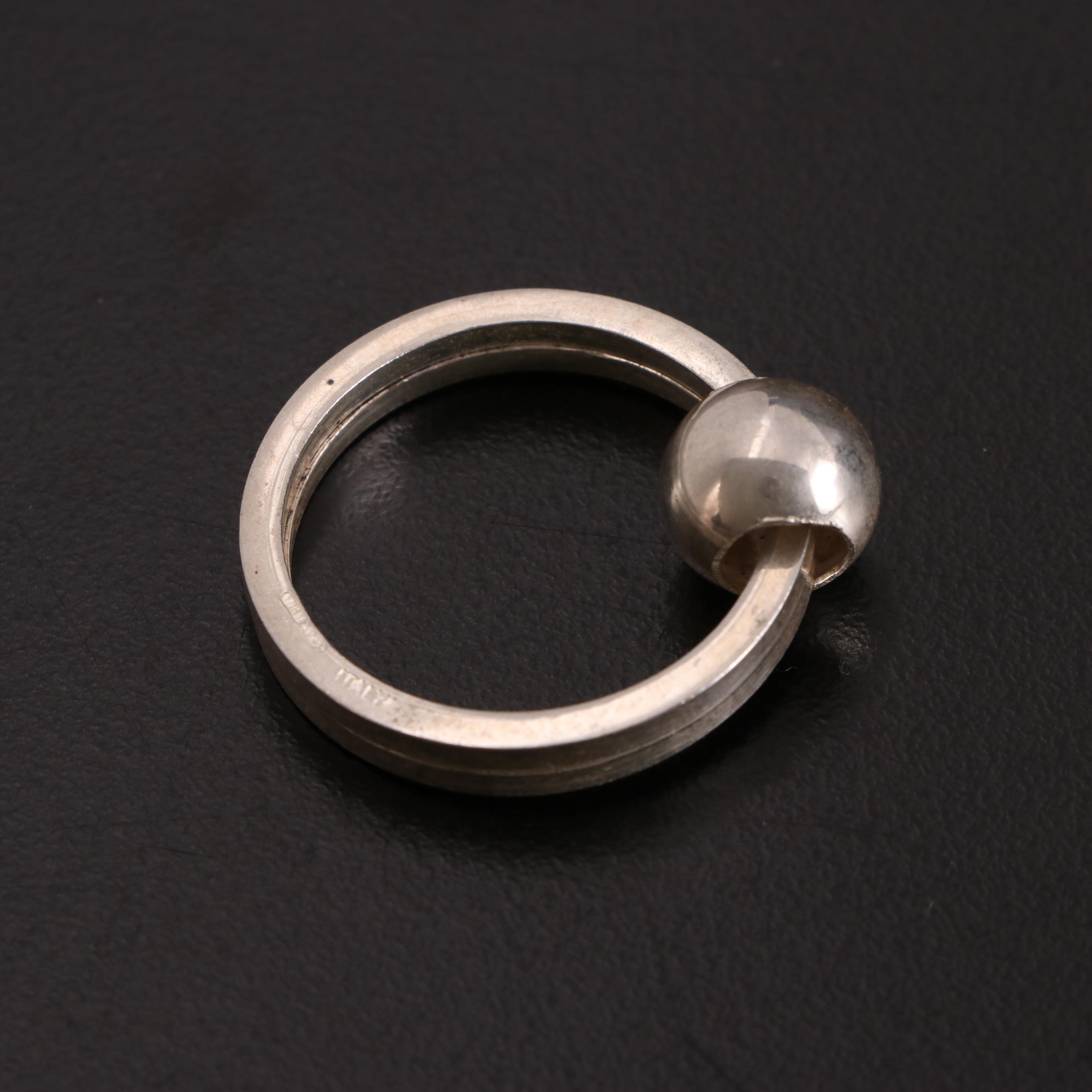 Sterling Silver Key Rings