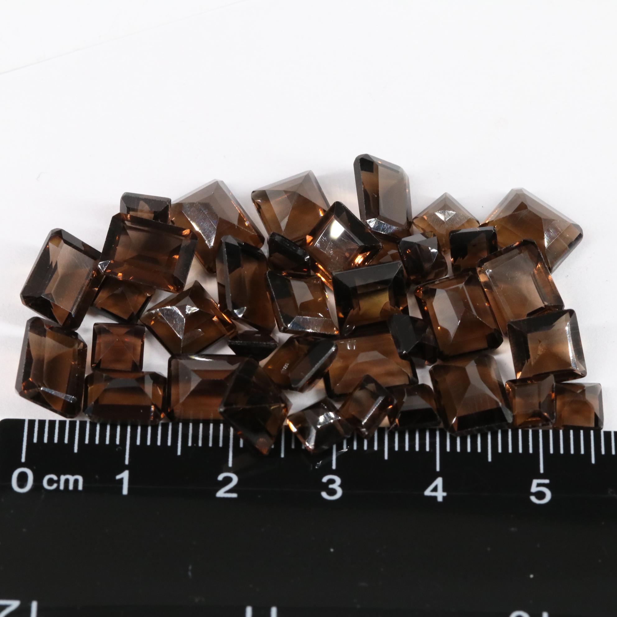 Loose 49.40 CTW Smoky Quartz