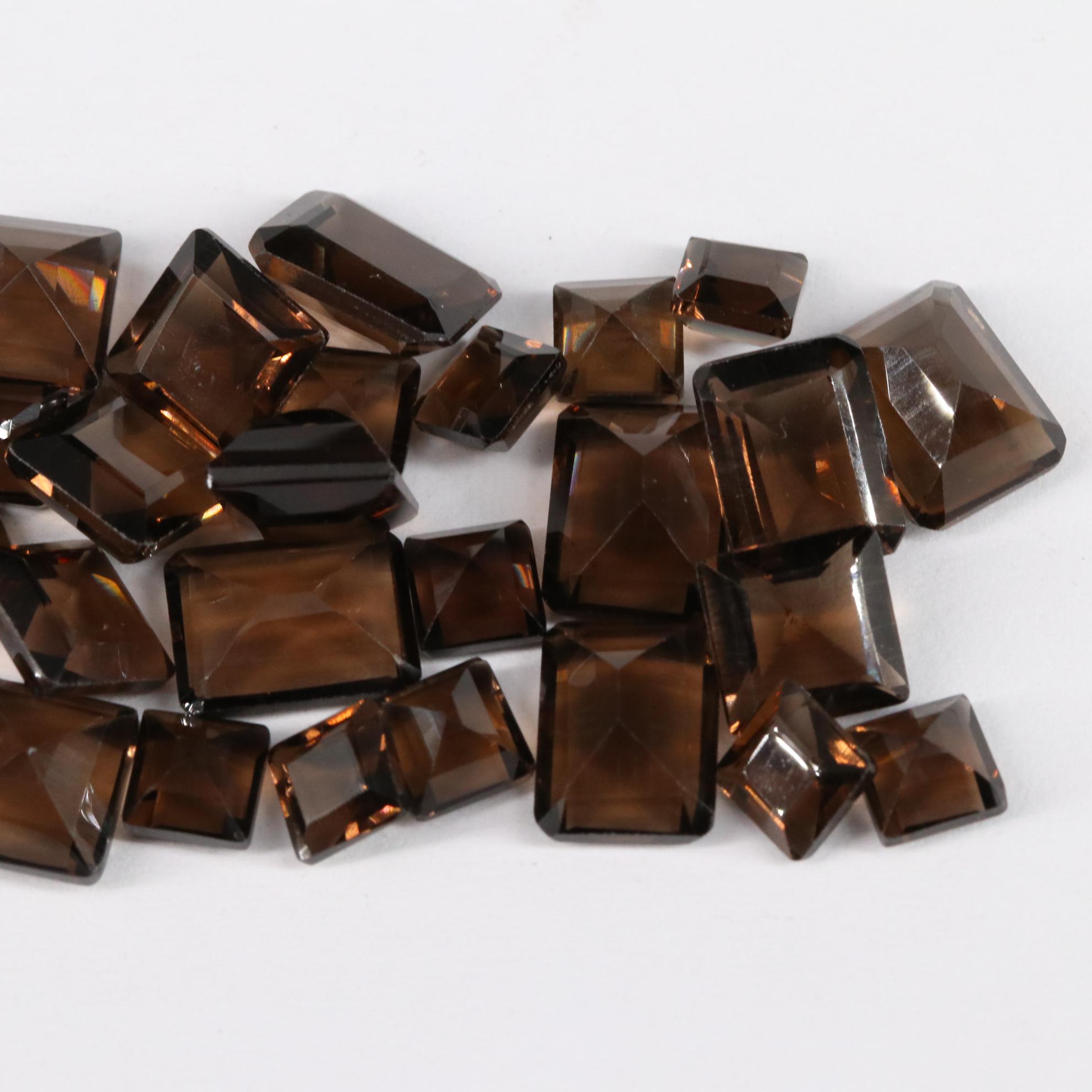 Loose 49.40 CTW Smoky Quartz