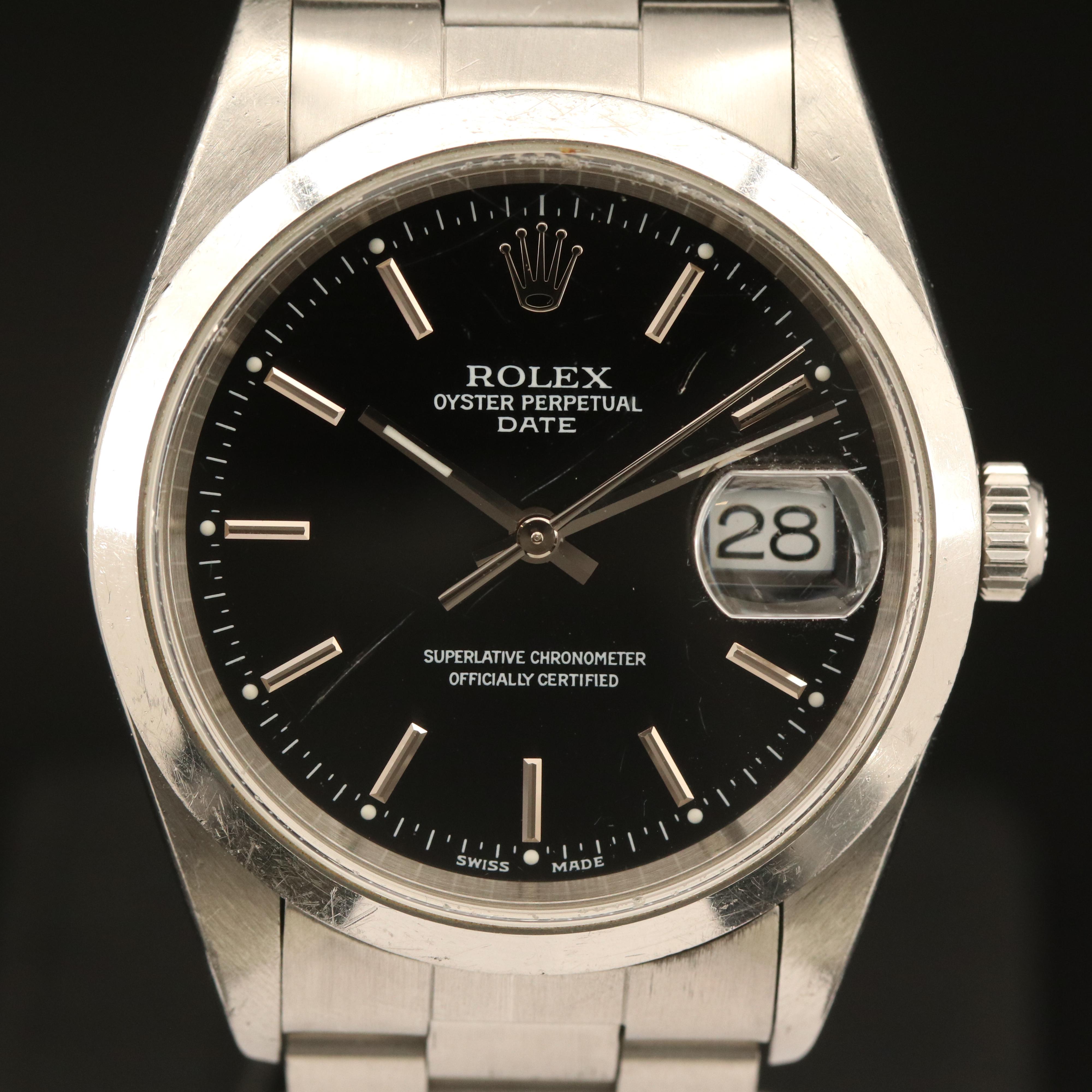 2000 Rolex Oyster Perpetual Date Watch