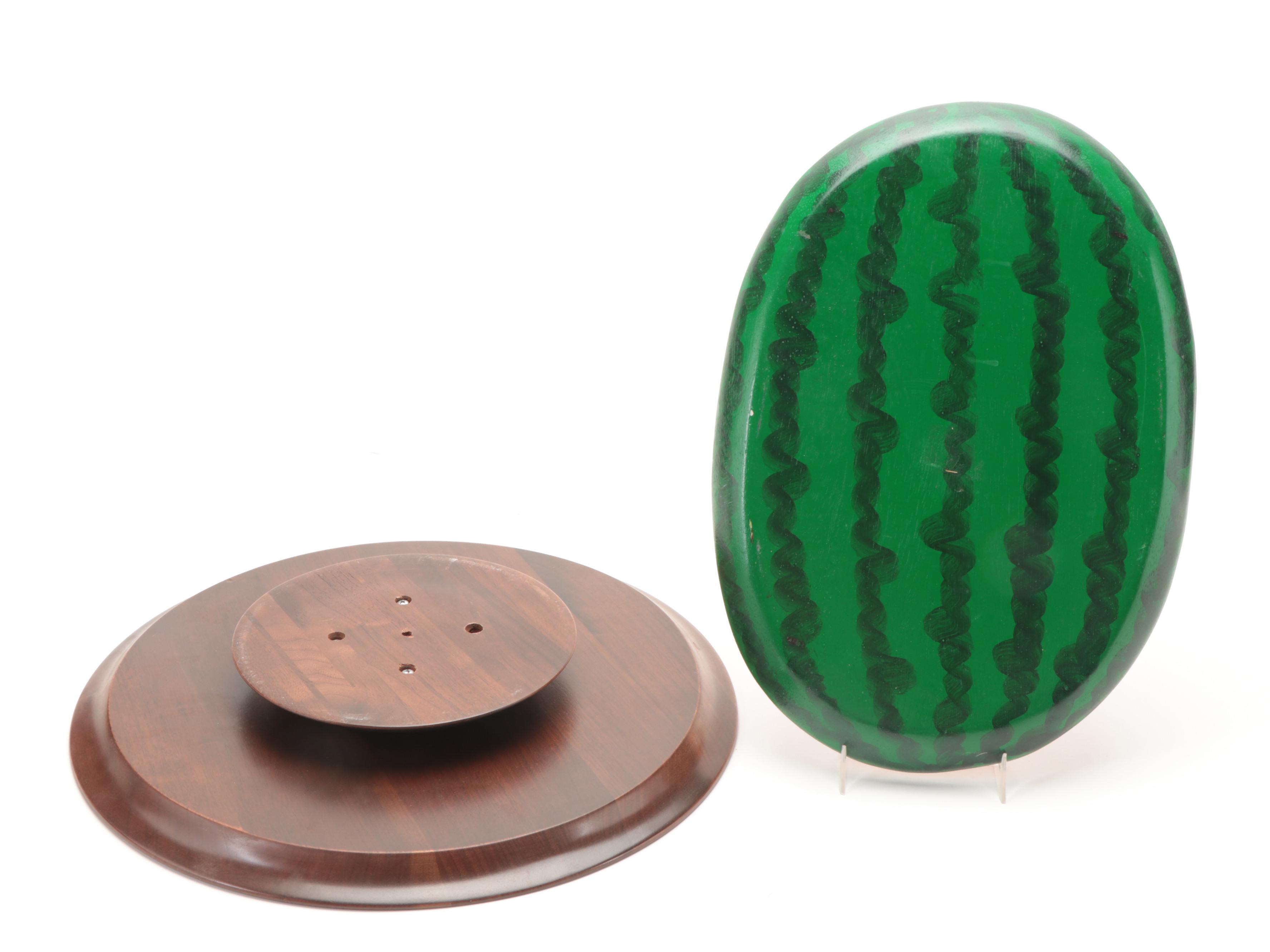 Tom Wintczak Redware Glazed Bowl with Stoneware Crocks and Other Décor