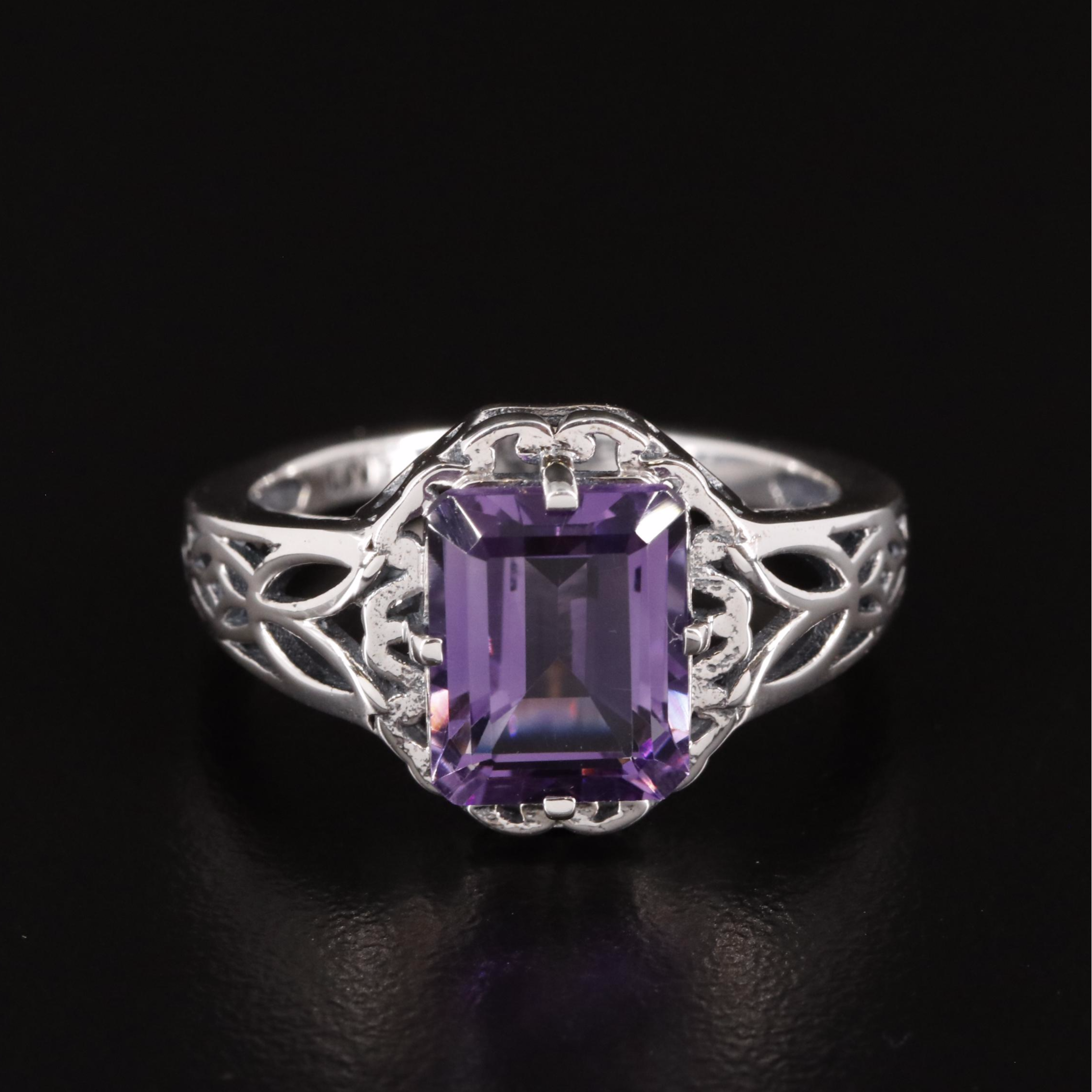 Sterling Amethyst Ring
