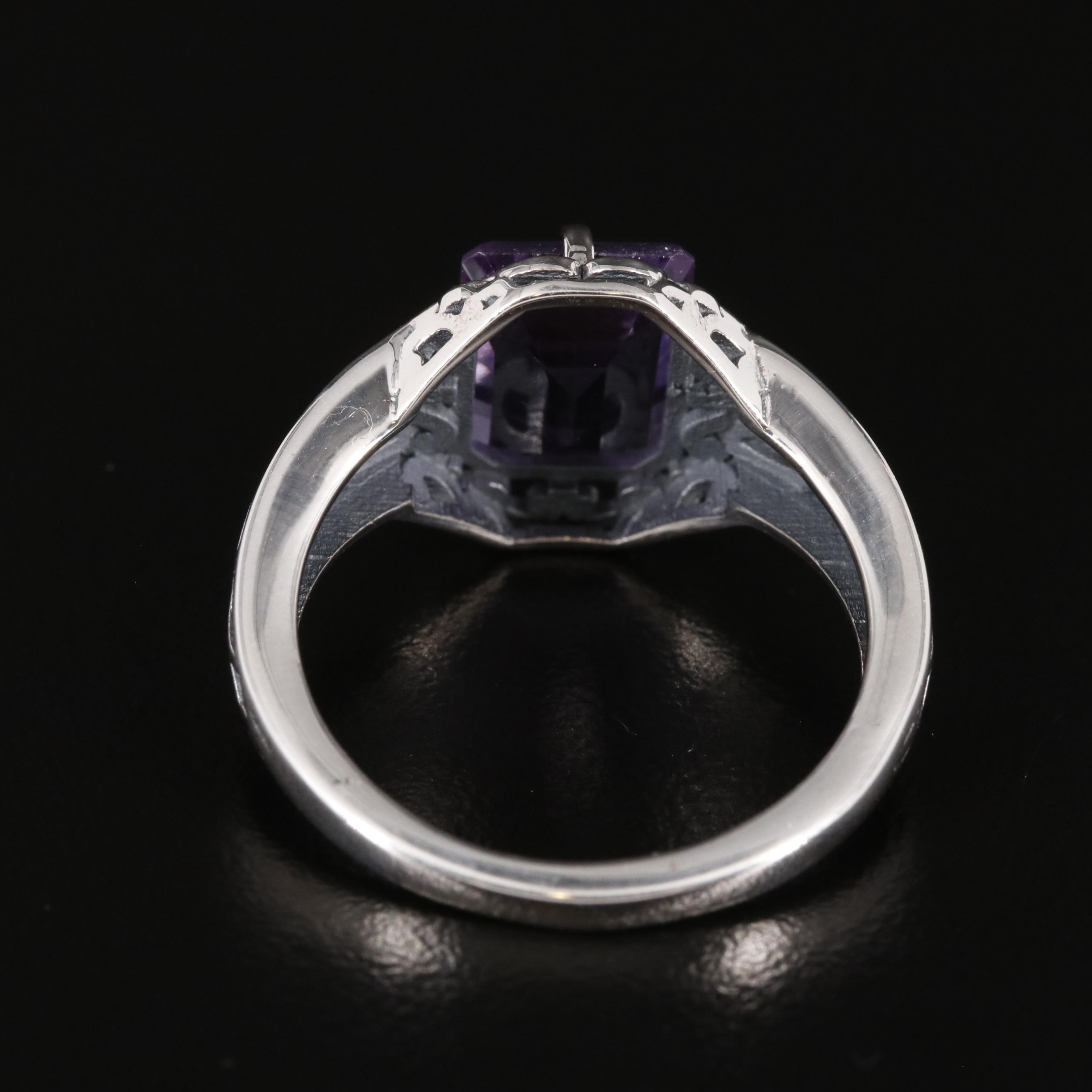 Sterling Amethyst Ring