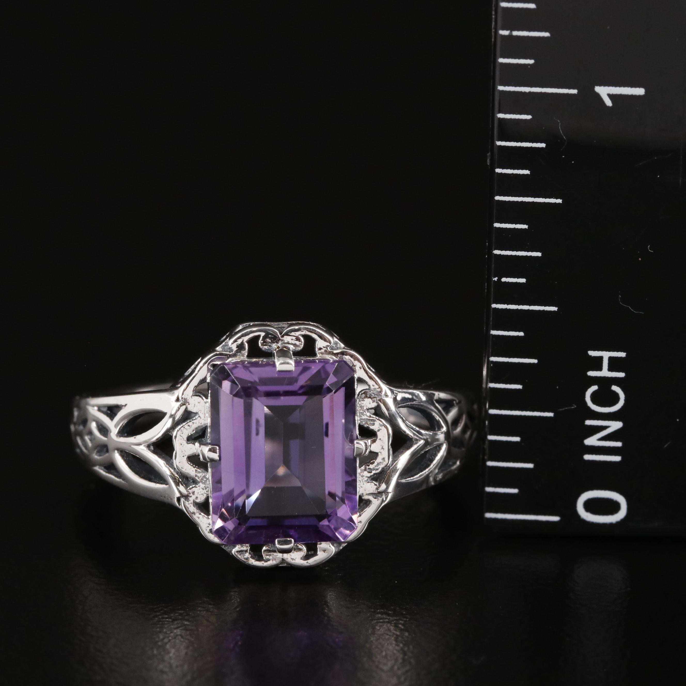 Sterling Amethyst Ring