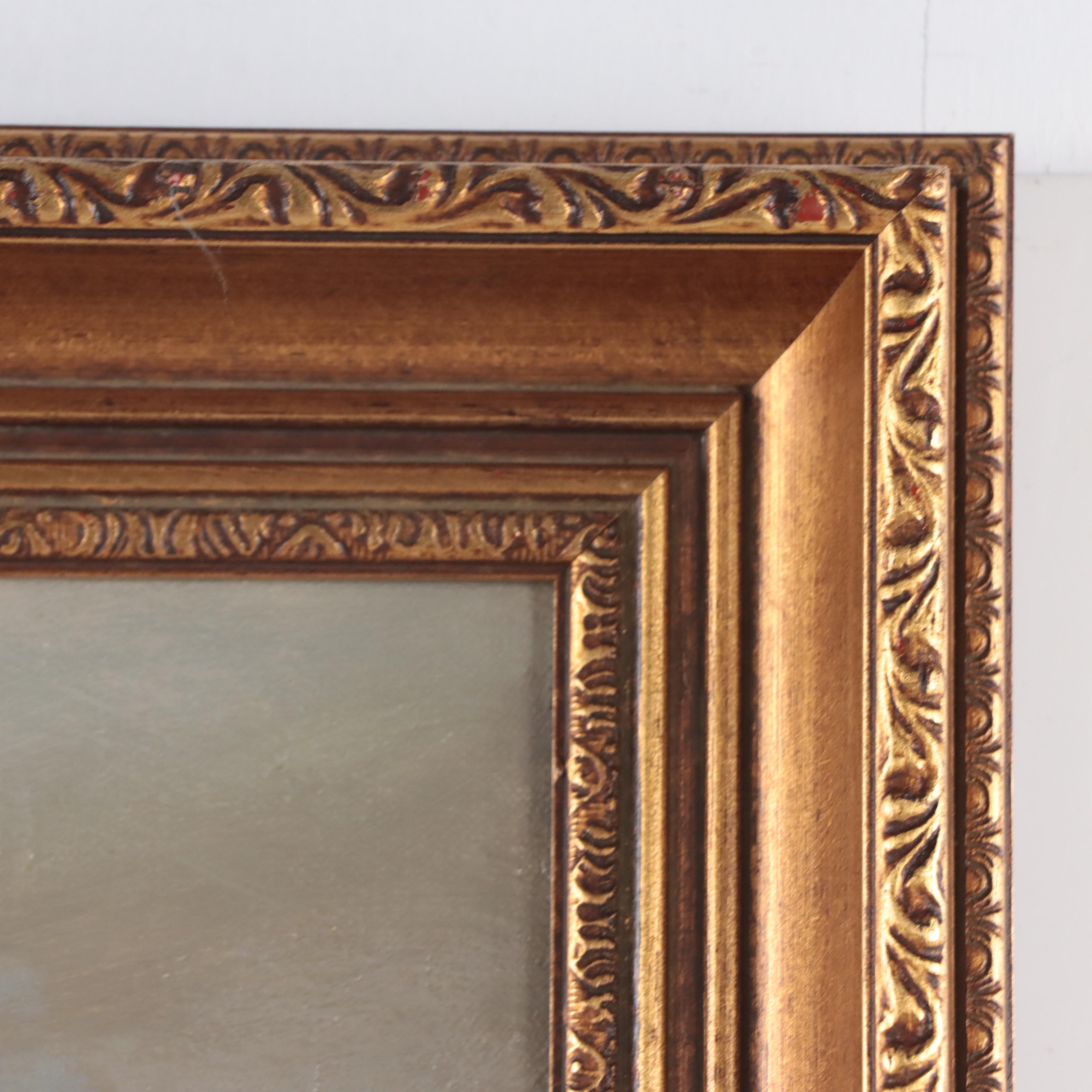 Robert Wood Seascape Oil Painting "Resplendent Sea"