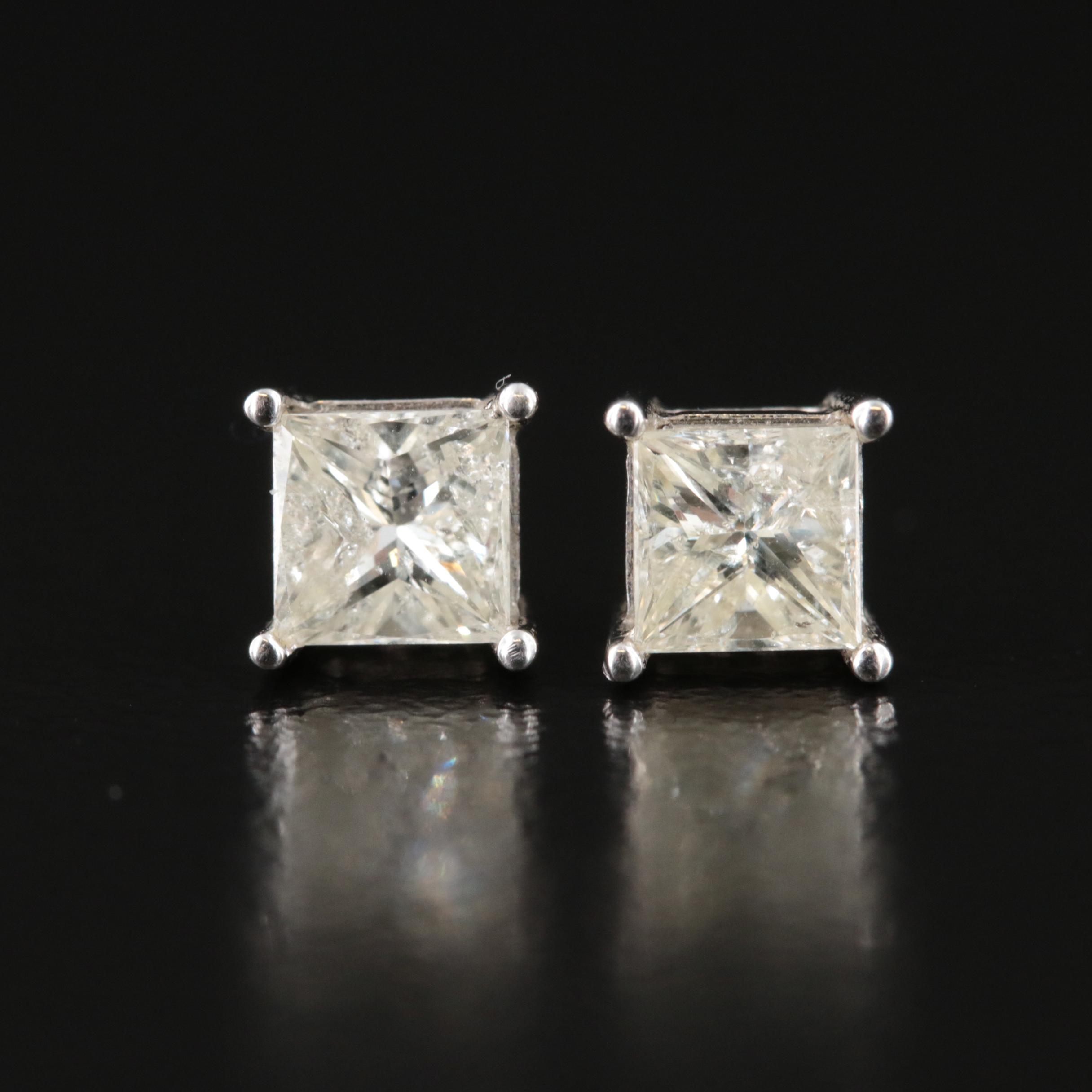 14K 0.98 CTW Diamond Stud Earrings