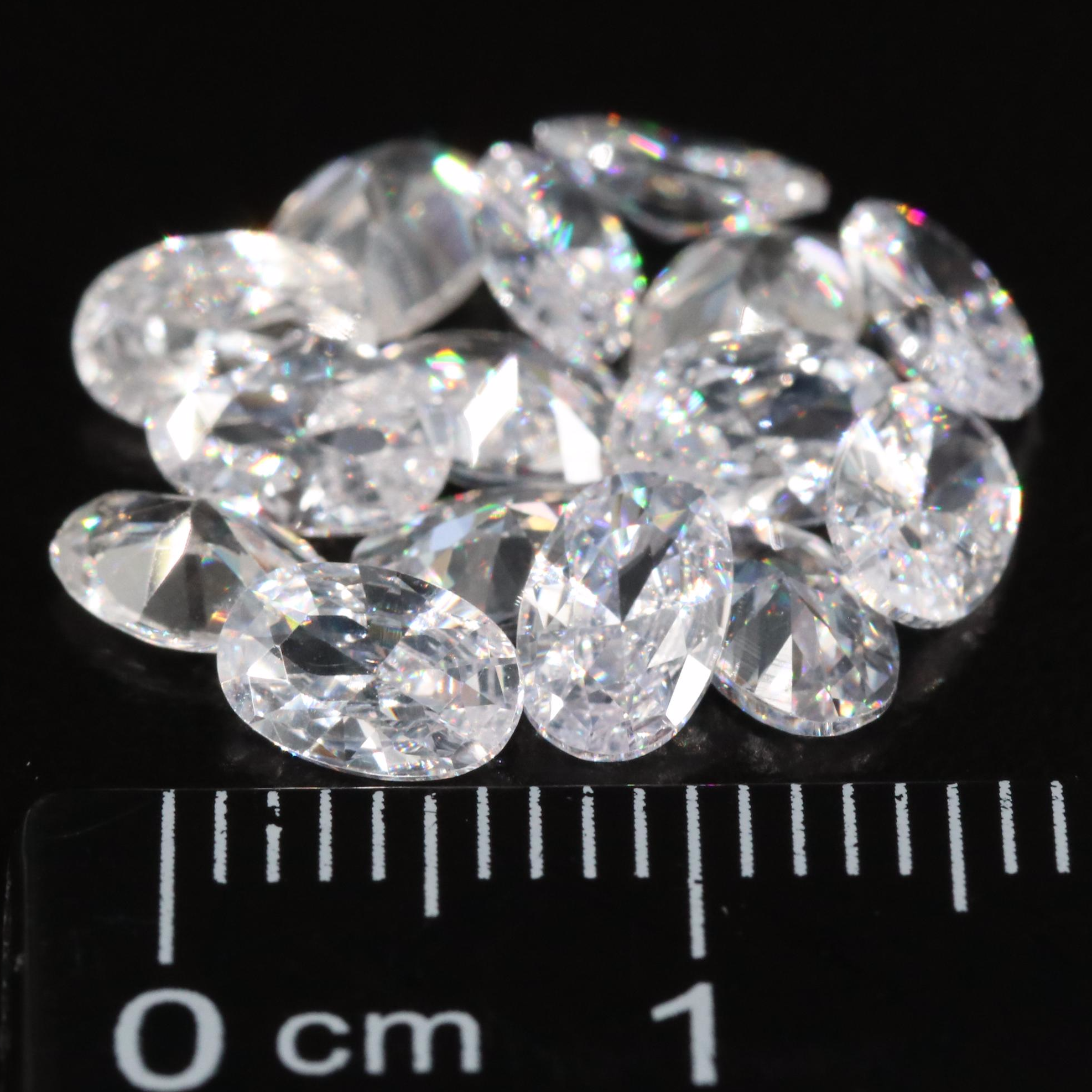 Loose 10.25 CTW Cubic Zirconia Lot