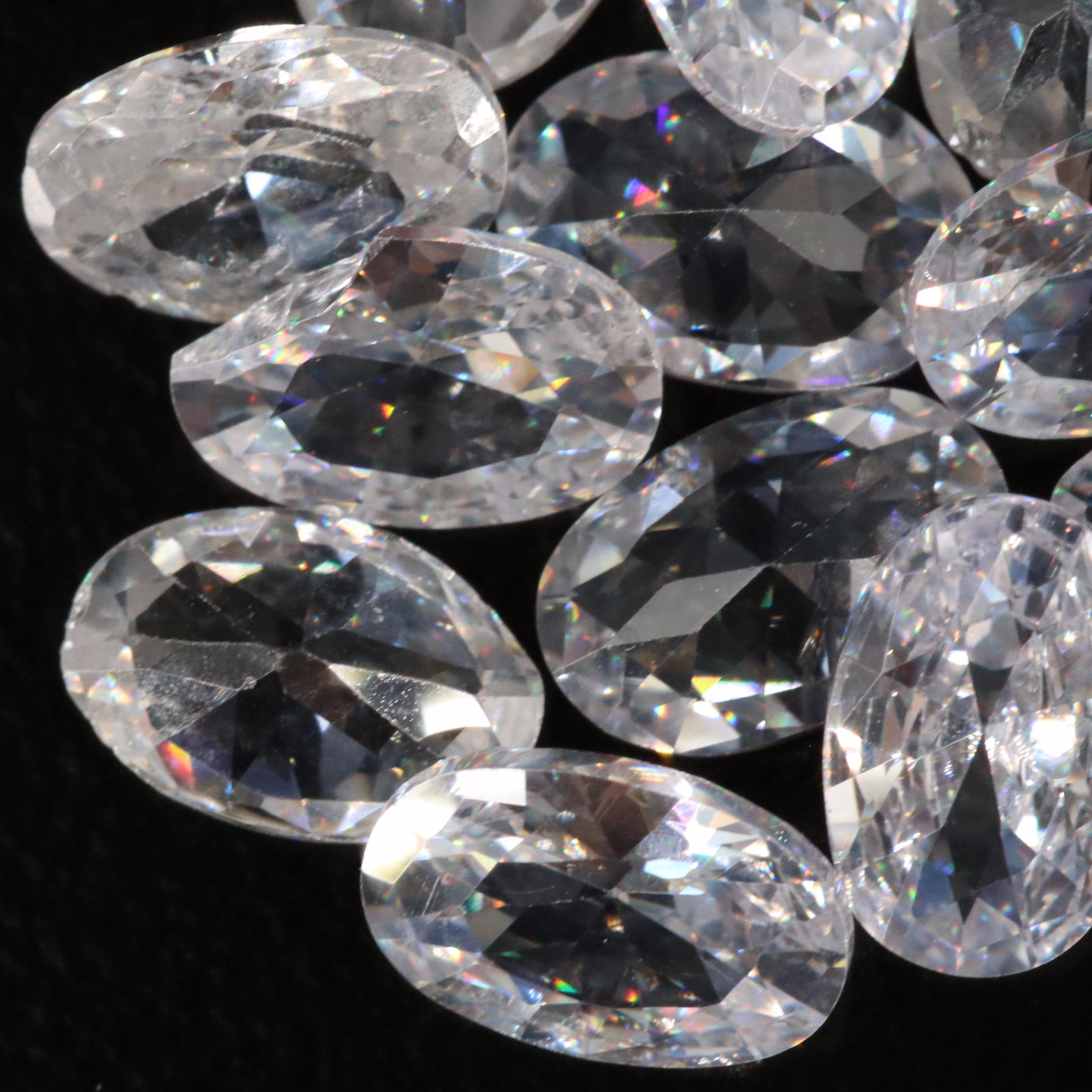 Loose 10.25 CTW Cubic Zirconia Lot