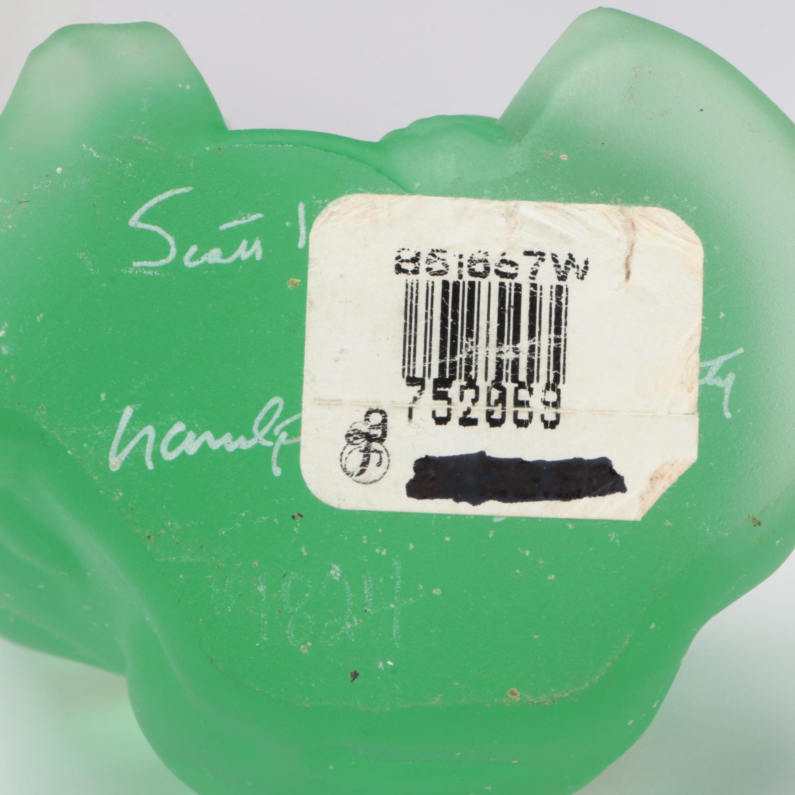 Fenton Hand-Painted Frosted Glass Compote and Cat Figurine