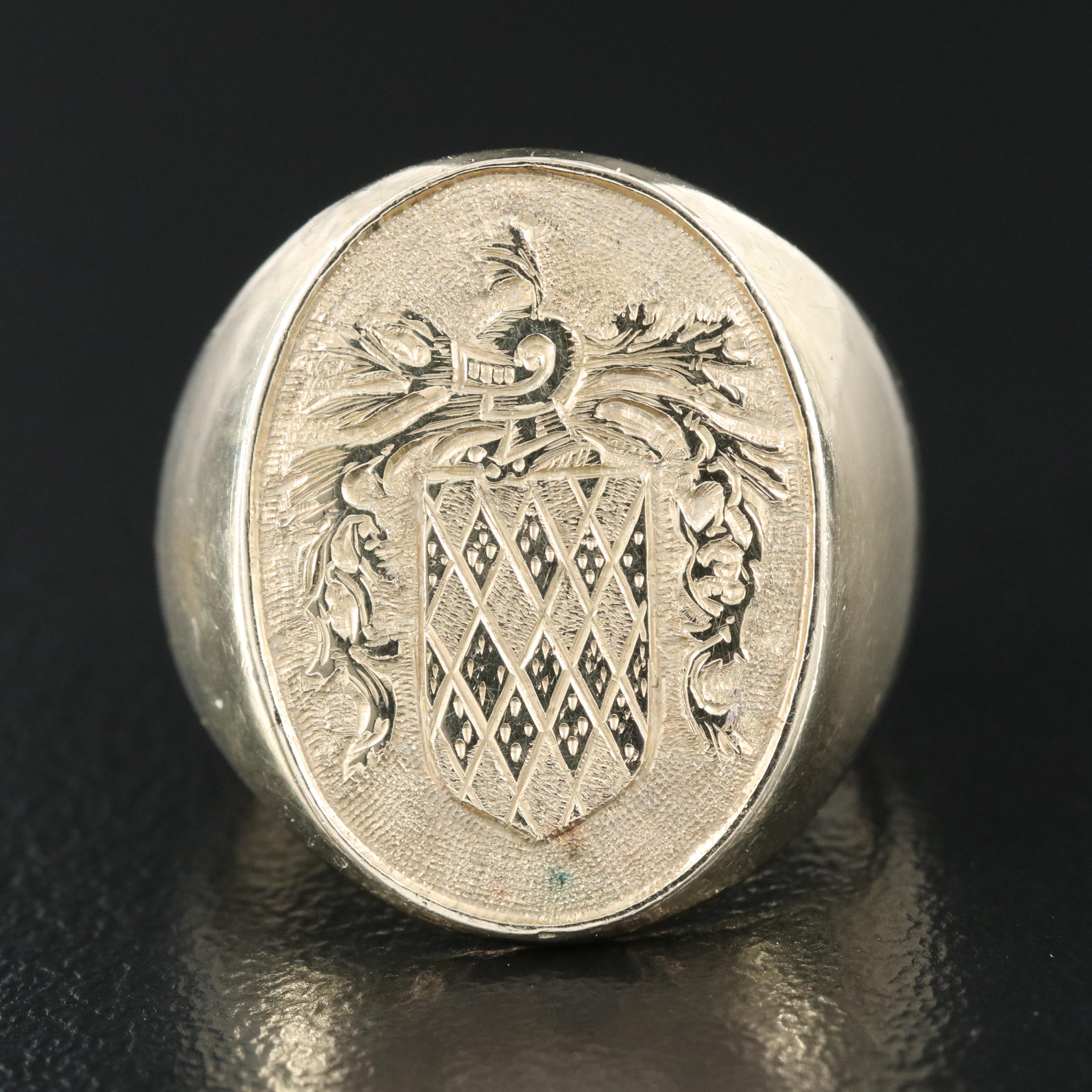 18K Signet Ring