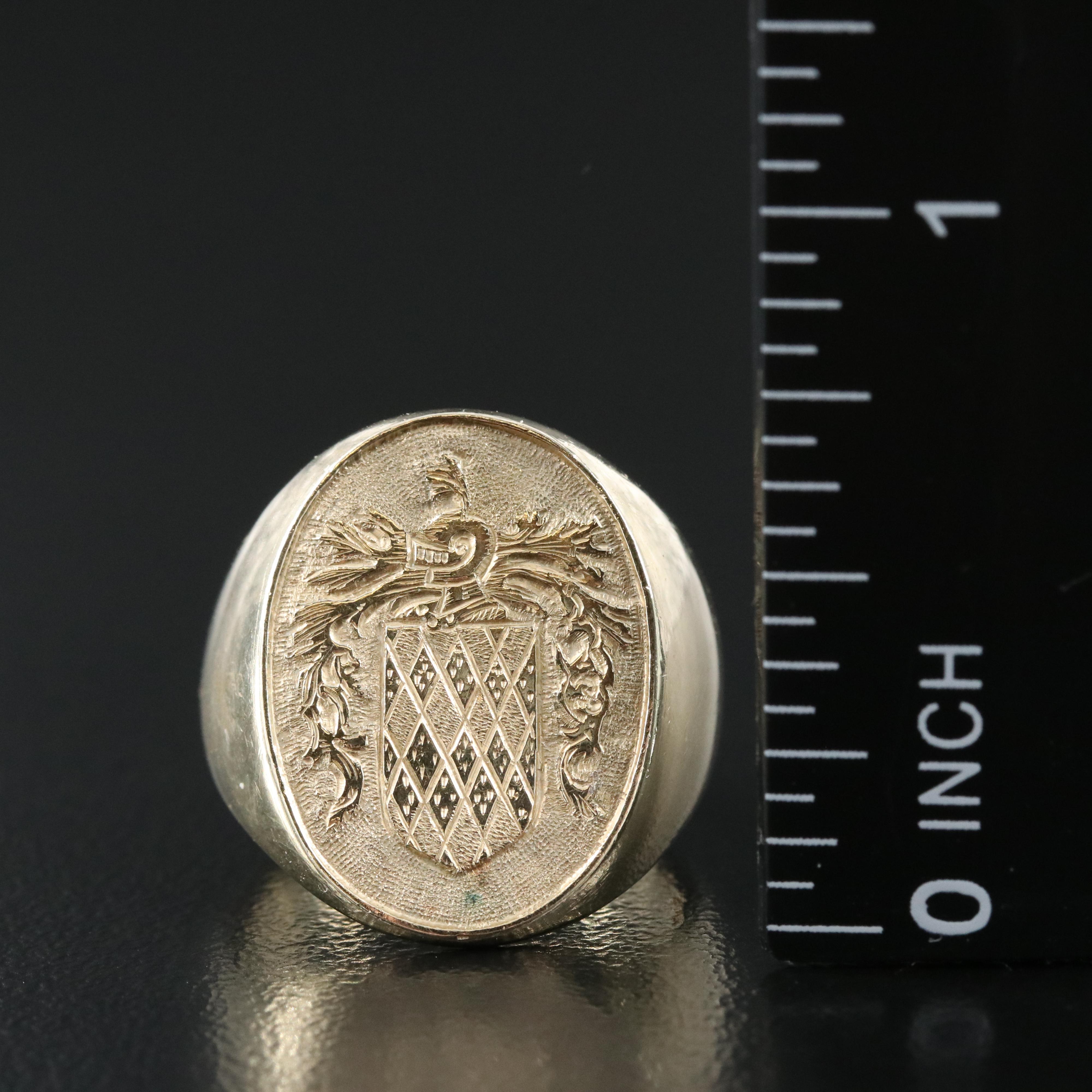 18K Signet Ring