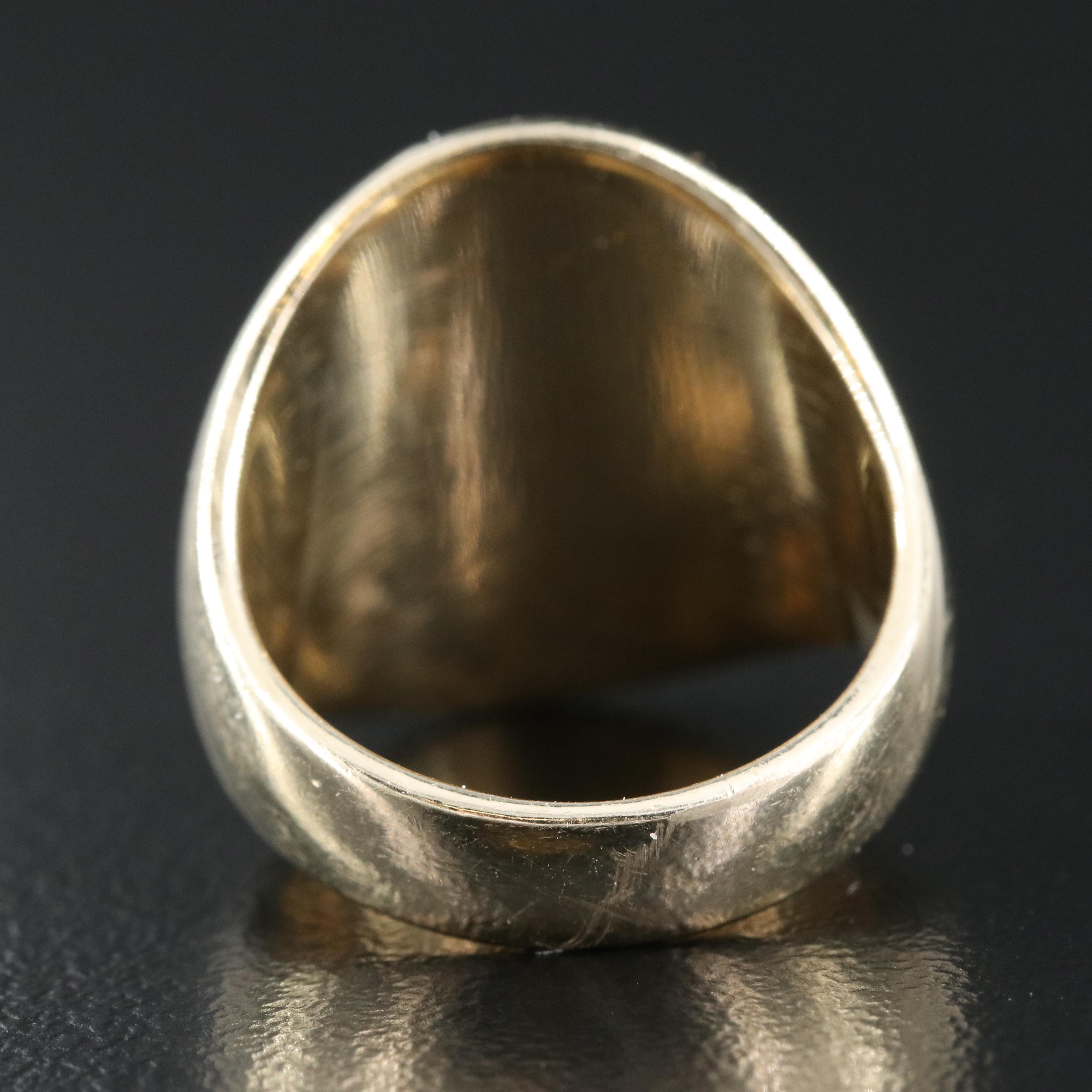 18K Signet Ring