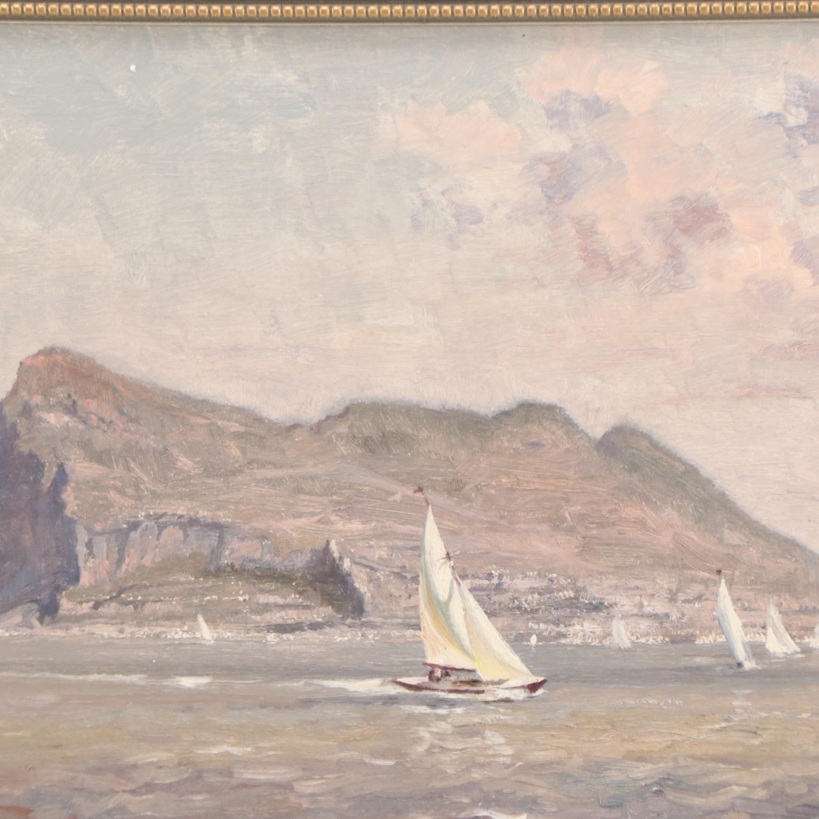 Kenneth Denton Gibraltar Coastal Landscape "The Rock"