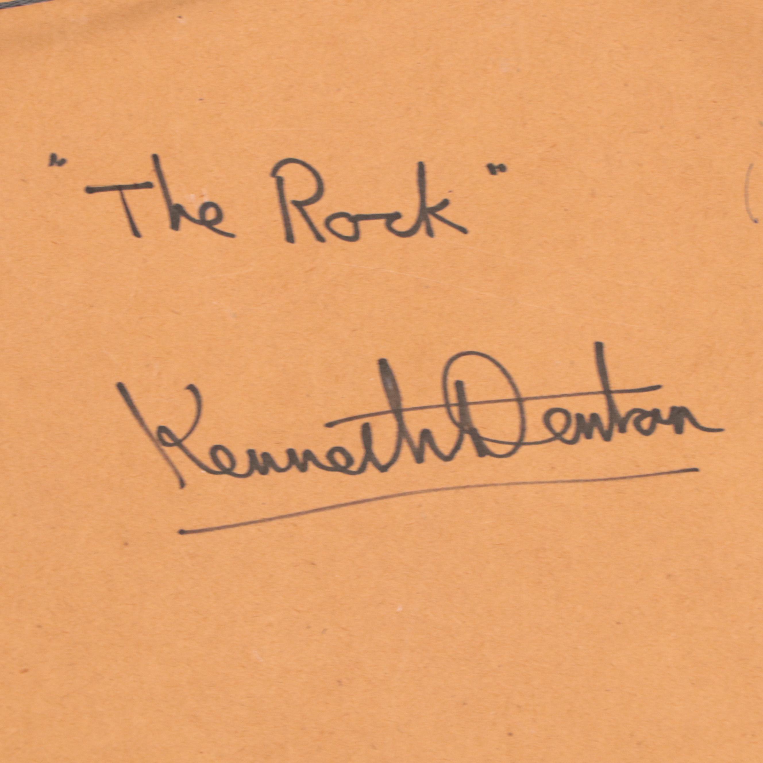 Kenneth Denton Gibraltar Coastal Landscape "The Rock"