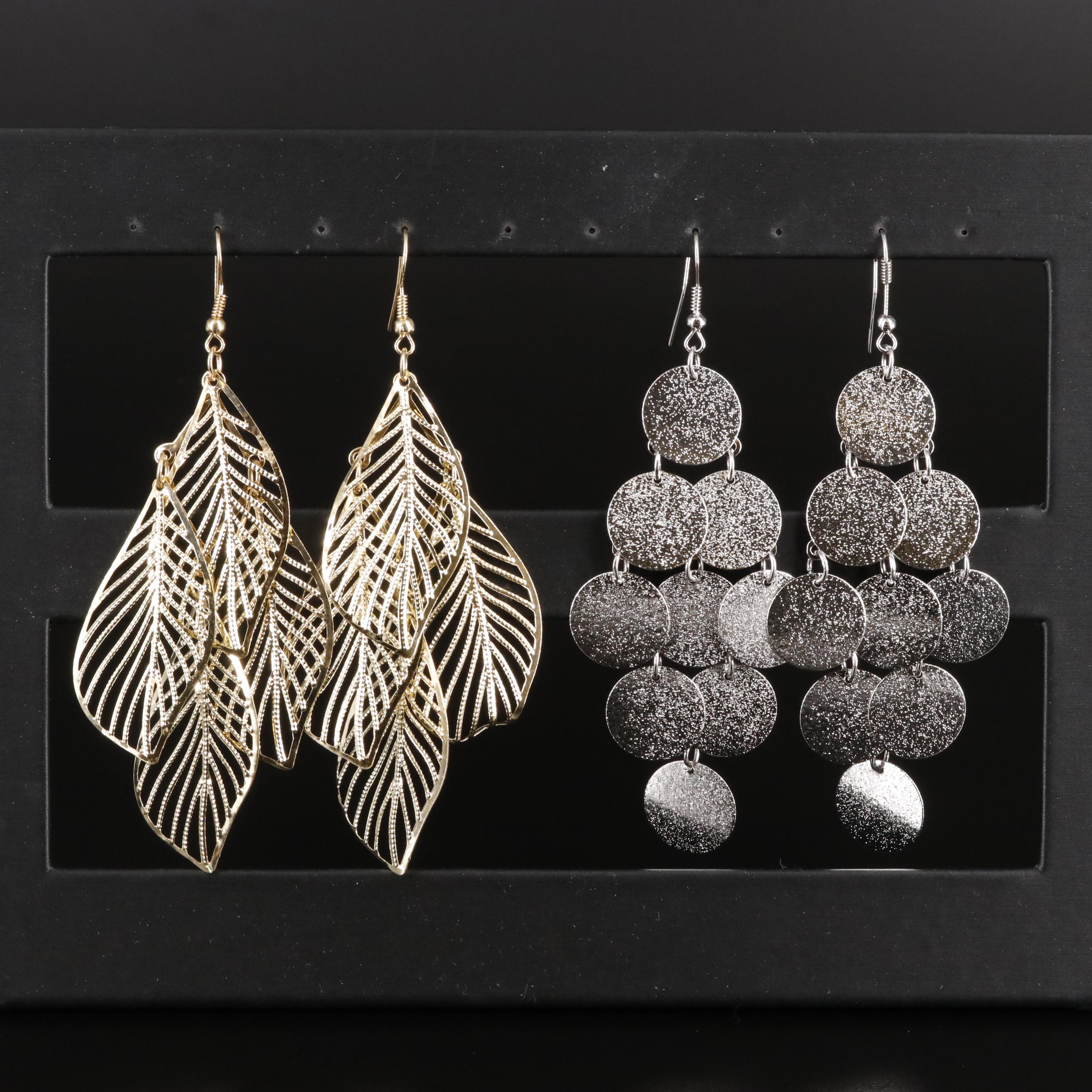 Chandelier Earrings Duo